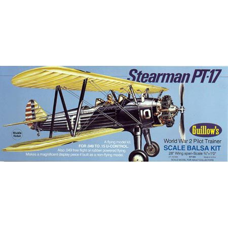 Guillow Stearman PT-17 Kit, 28"