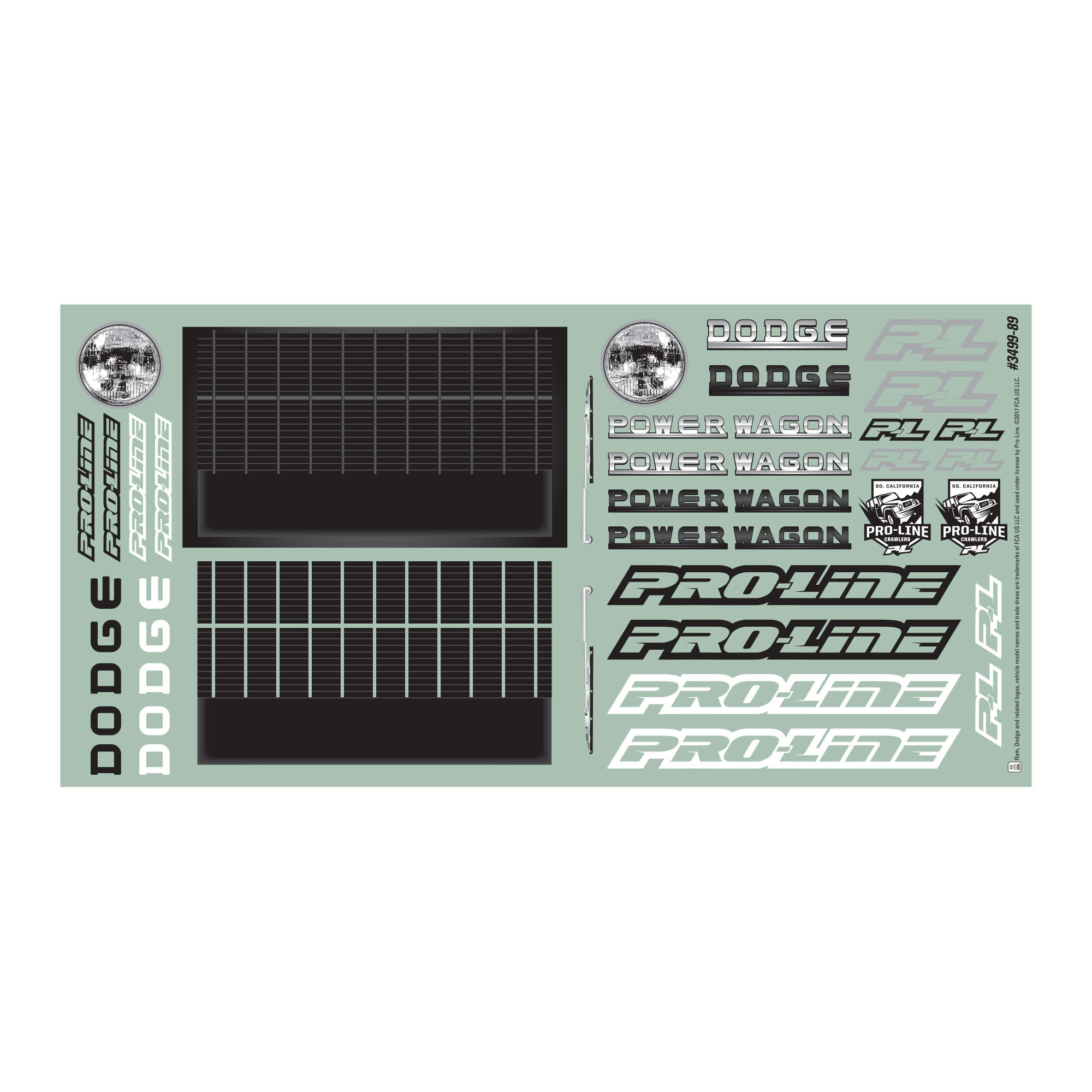 Pro-Line Racing 1/10 1946 Dodge Power Wagon Clear Body 12.3" (313mm) WB Crawlers