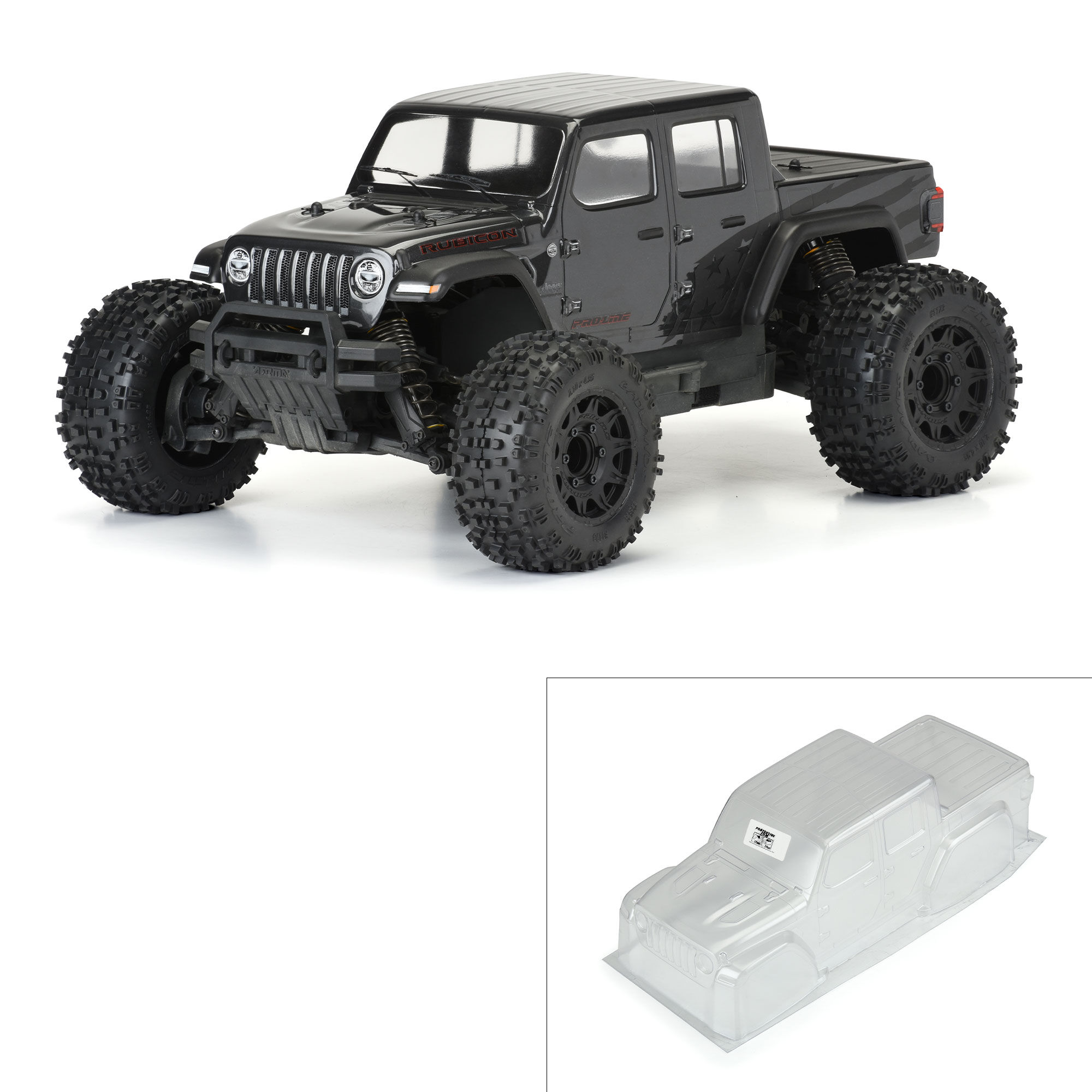 Pro-Line Racing 1/10 Jeep Gladiator Rubicon Clear Body: GRANITE