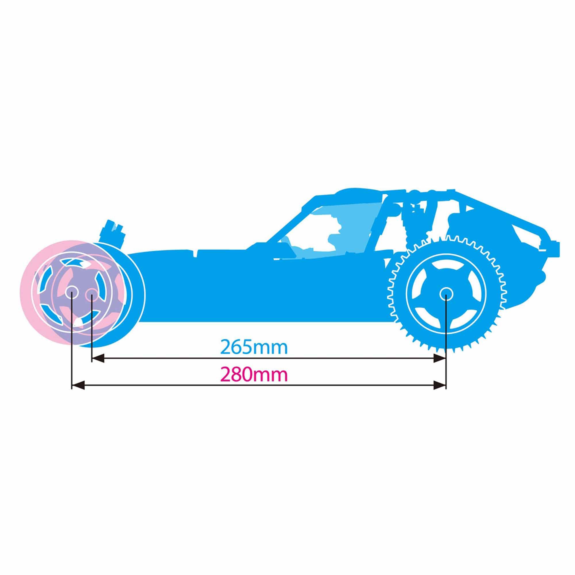 Tamiya 1/10 Fighter NXGEN DT-04 2WD Buggy Kit