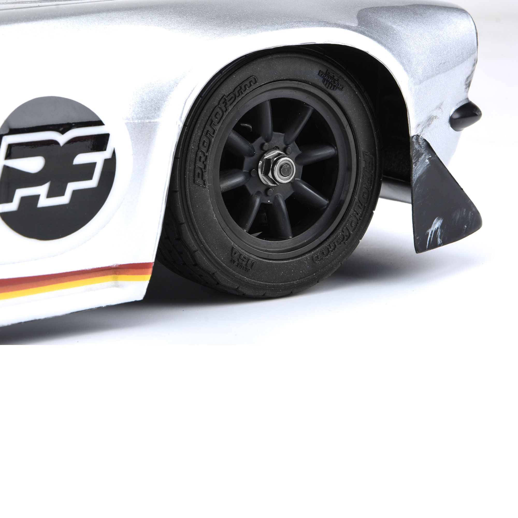 PROTOform 1/10 PROTOform VTA Front 26mm VTA Tires Mounted 12mm Blk Wheels (2)