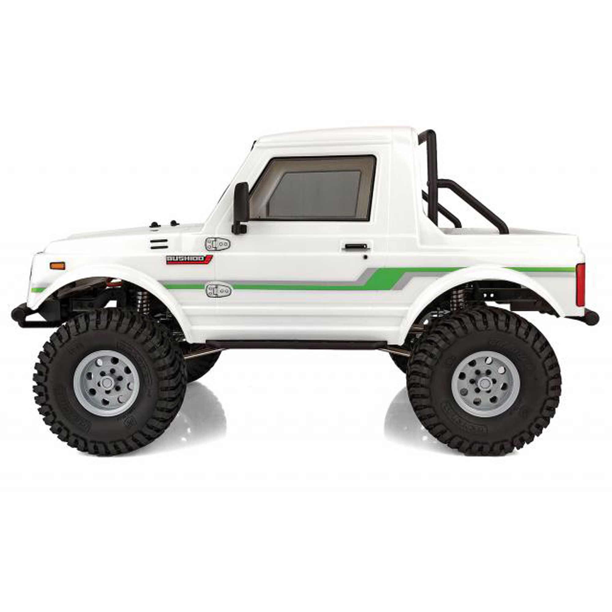 Team Associated 1/10 Enduro Bushido Brushed Trail Truck RTR, Lipo Combo, White