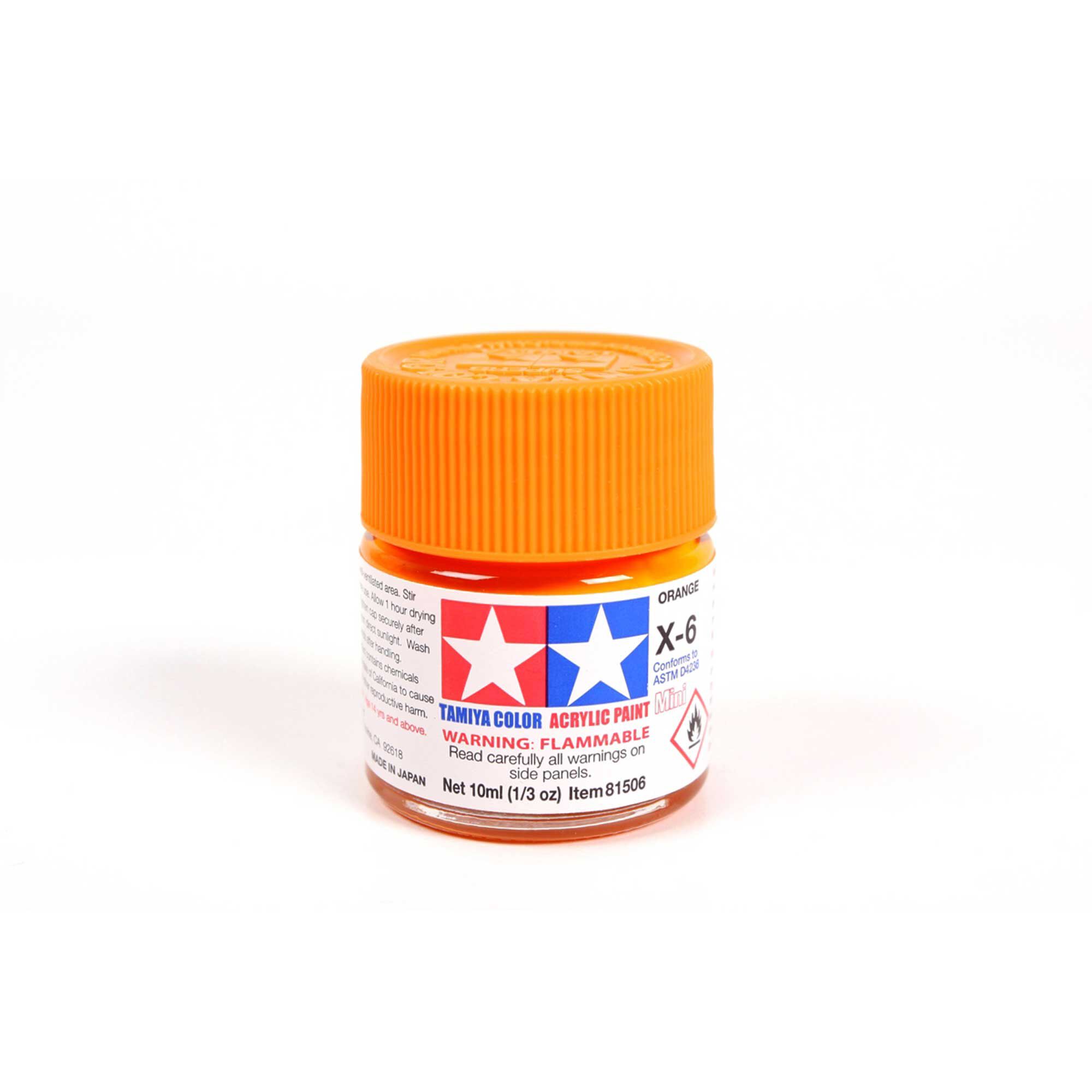 Tamiya Acrylic Mini X6, Orange