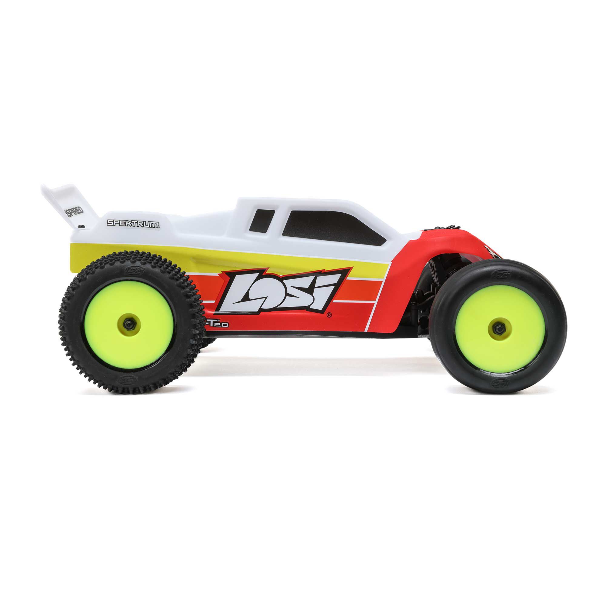 Losi 1/18 Mini-T 2.0 2S 2WD RTR Brushless Stadium Truck (Battery & Charger included) Red
