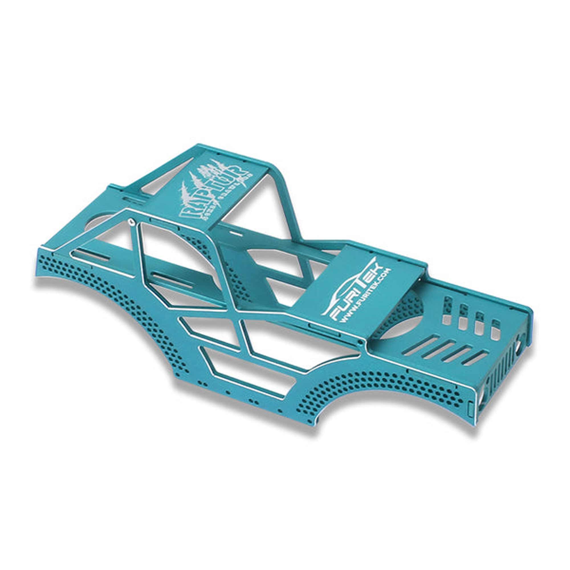 Furitek Raptor Aluminum Frame Kit, Blue Aqua: SCX24