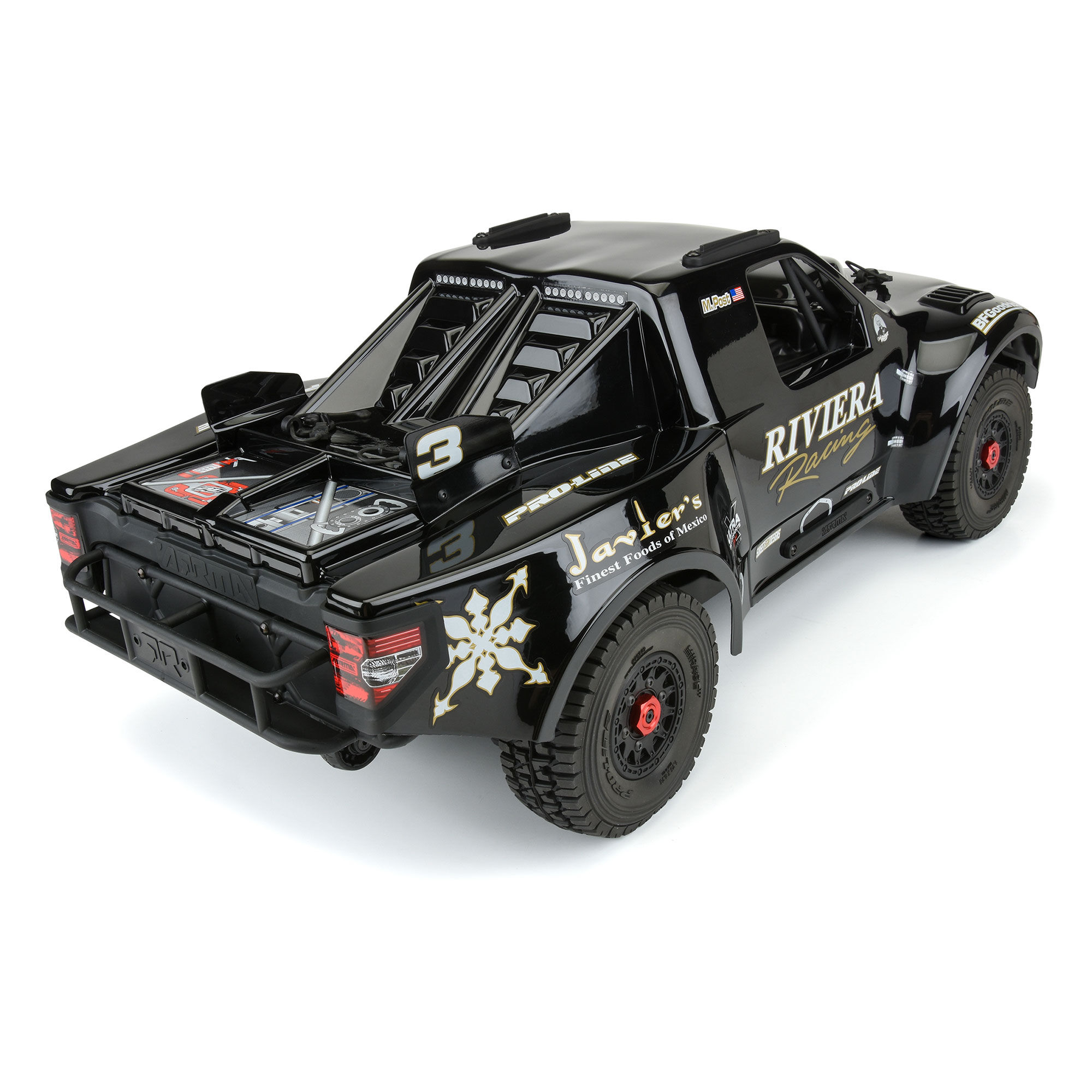 Pro-Line Racing 1/8 Pre-Cut 1997 Ford F-150 Trophy Truck Riviera Black Body: Mojave