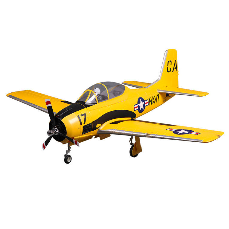 FMS T-28D Trojan V4 Yellow PNP, 1400mm