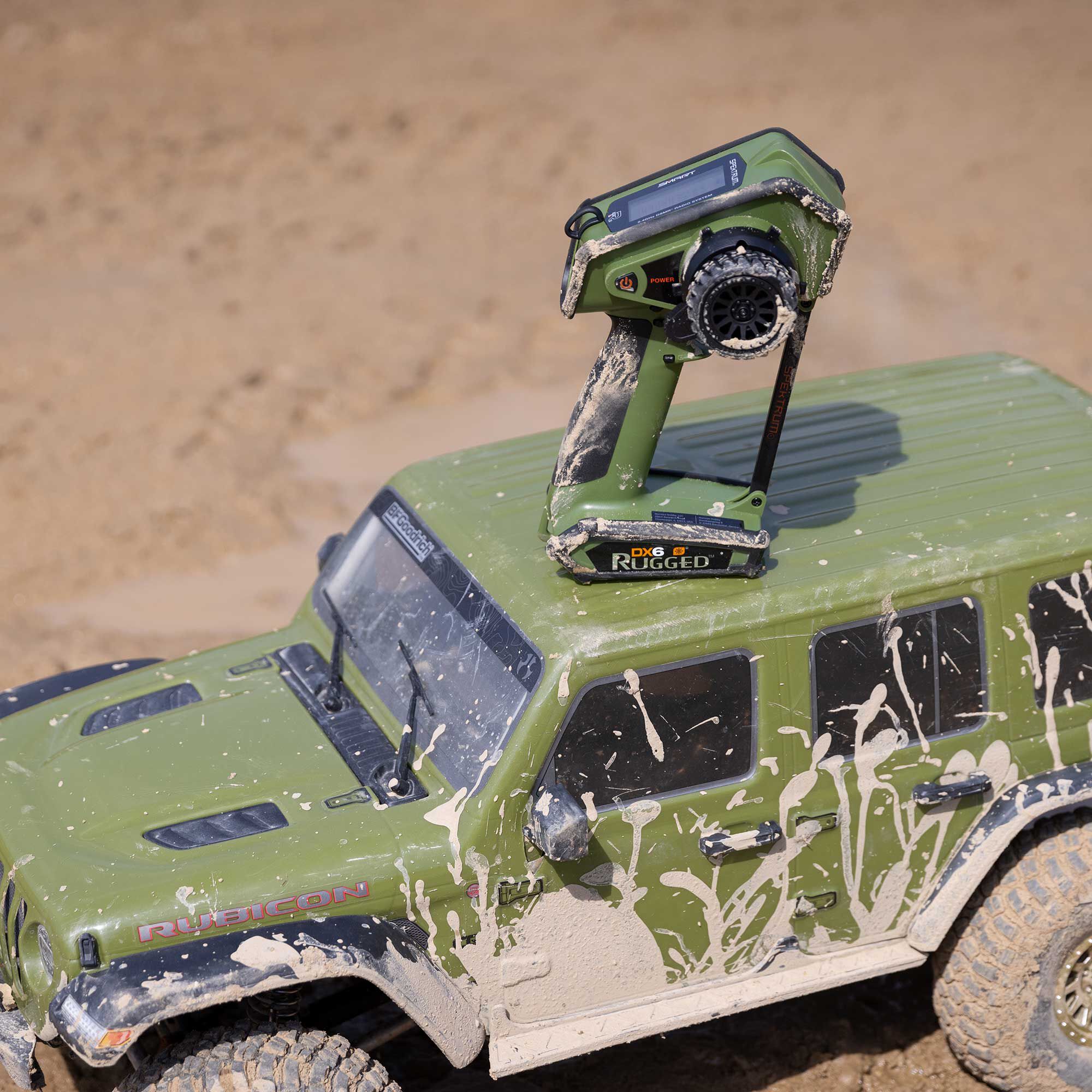 Spektrum DX6 Rugged 6-Channel DSMR Transmitter Only, Green