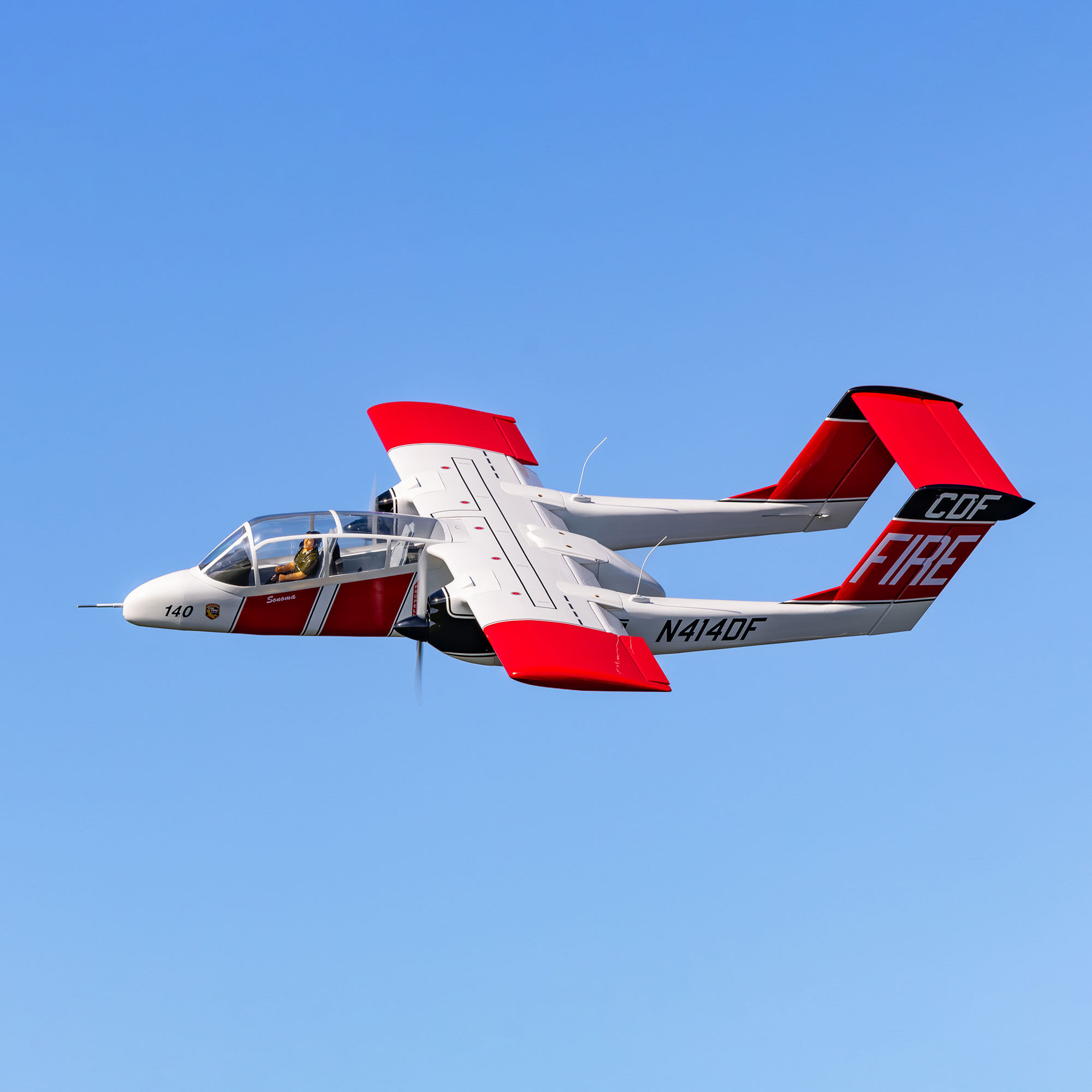 Hangar 9 OV-10 Bronco 20cc ARF, 84” with Landing Gear Set