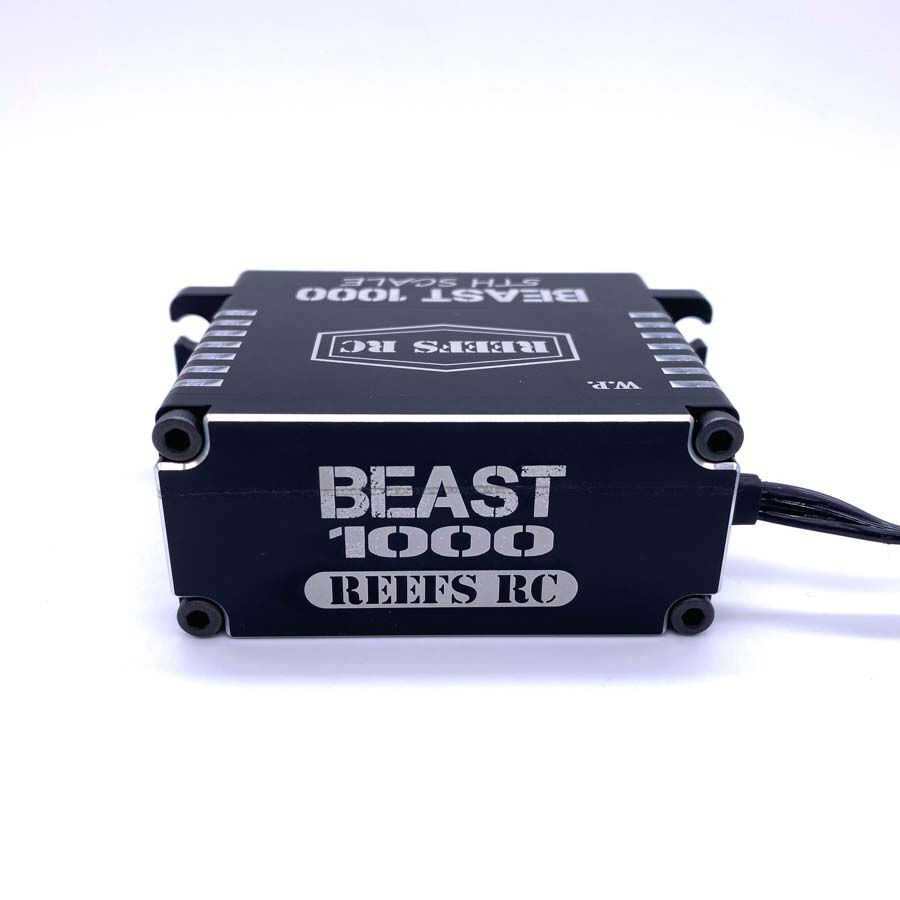 REEFS RC Beast 1000 1/5 Scale Digital Metal Gear Waterproof Servo, Black