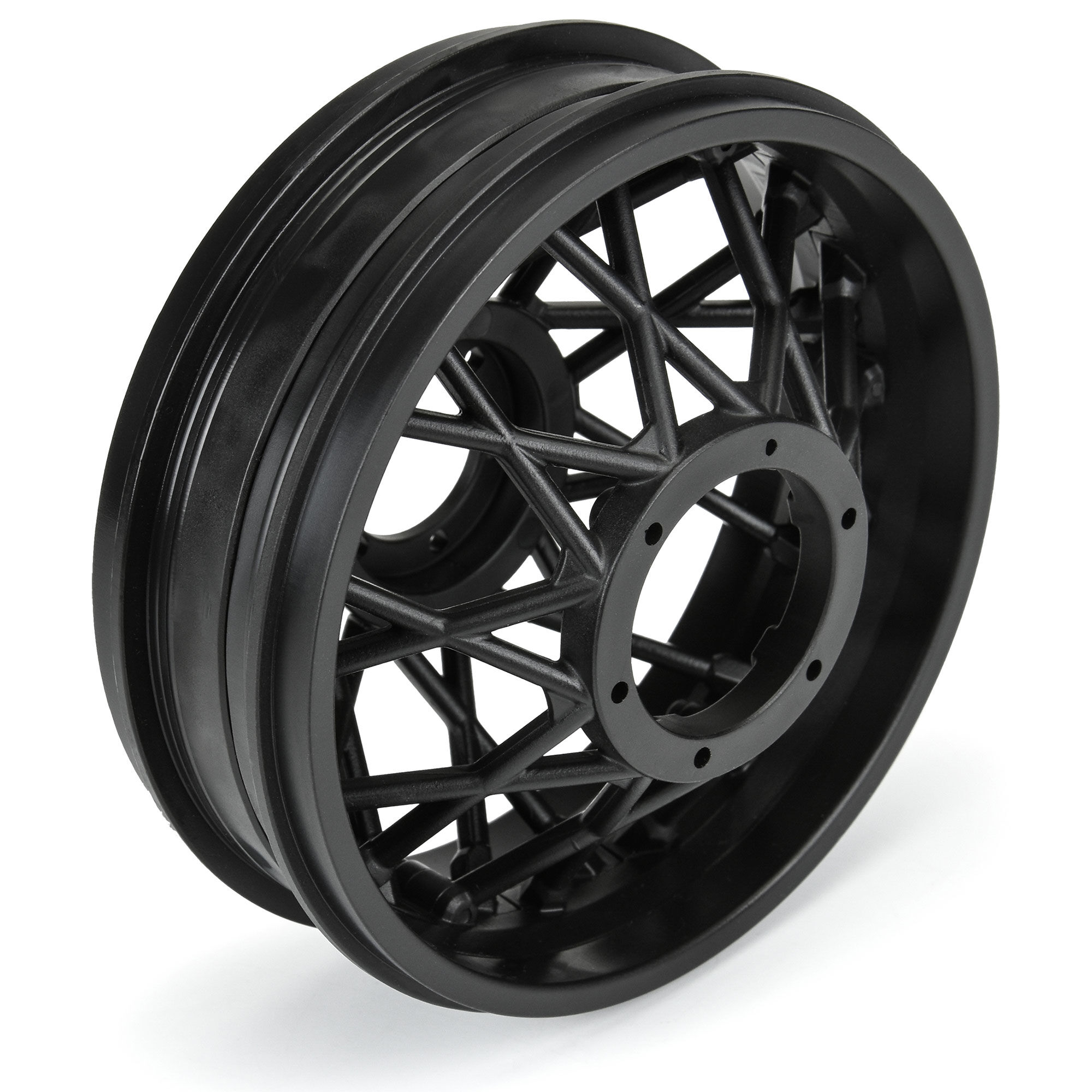 Pro-Line Racing 1/4 Supermoto Rear Wheel Black: Promoto-MX/SM