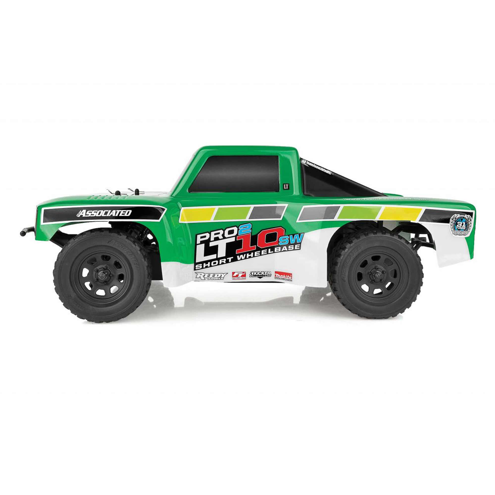 Team Associated 1/10 Pro2 LT10SW Short Course Truck RTR, Green