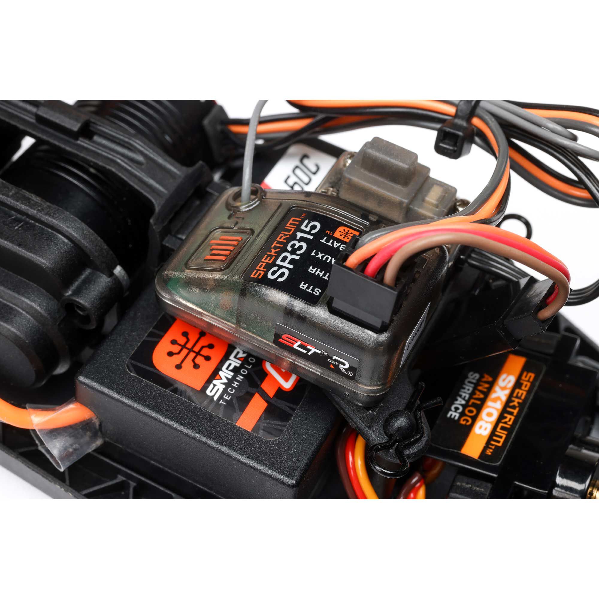 Losi 1/18 Mini-T 2.0 2S 2WD RTR Brushless Stadium Truck (Battery & Charger included) Red