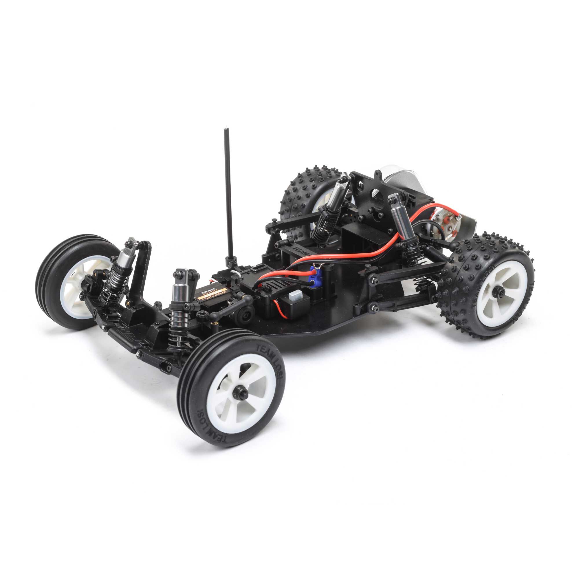 Losi 1/16 Mini JRX2 2S 2WD RTR Brushed Buggy (Battery & Charger Included), Black