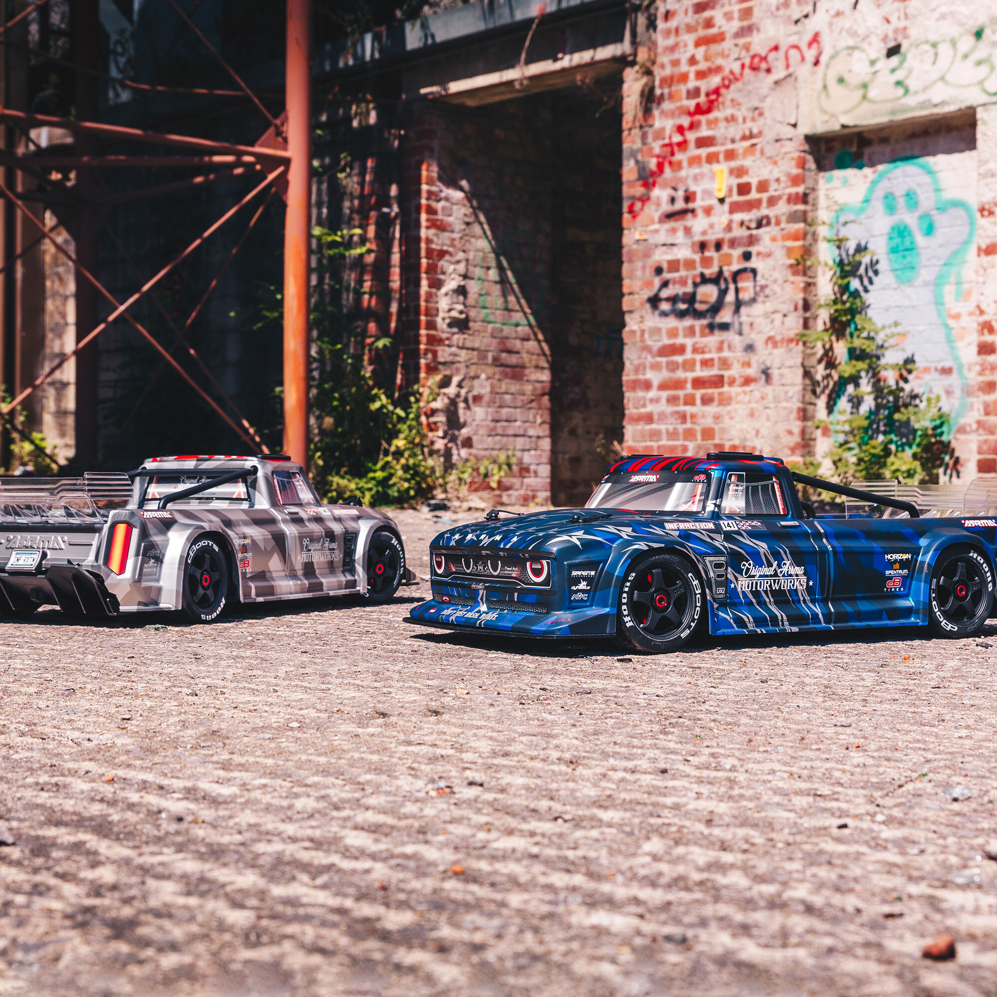 ARRMA 1/7 INFRACTION 6S AVC 4X4 RTR Brushless All-Road Street Bash, Blue