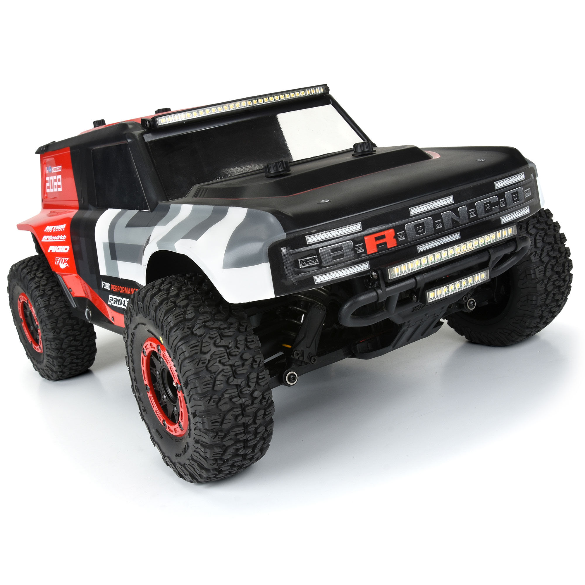 Pro-Line Racing 6" Ultra-Slim LED Light Bar Kit 5V-12V (Curved)