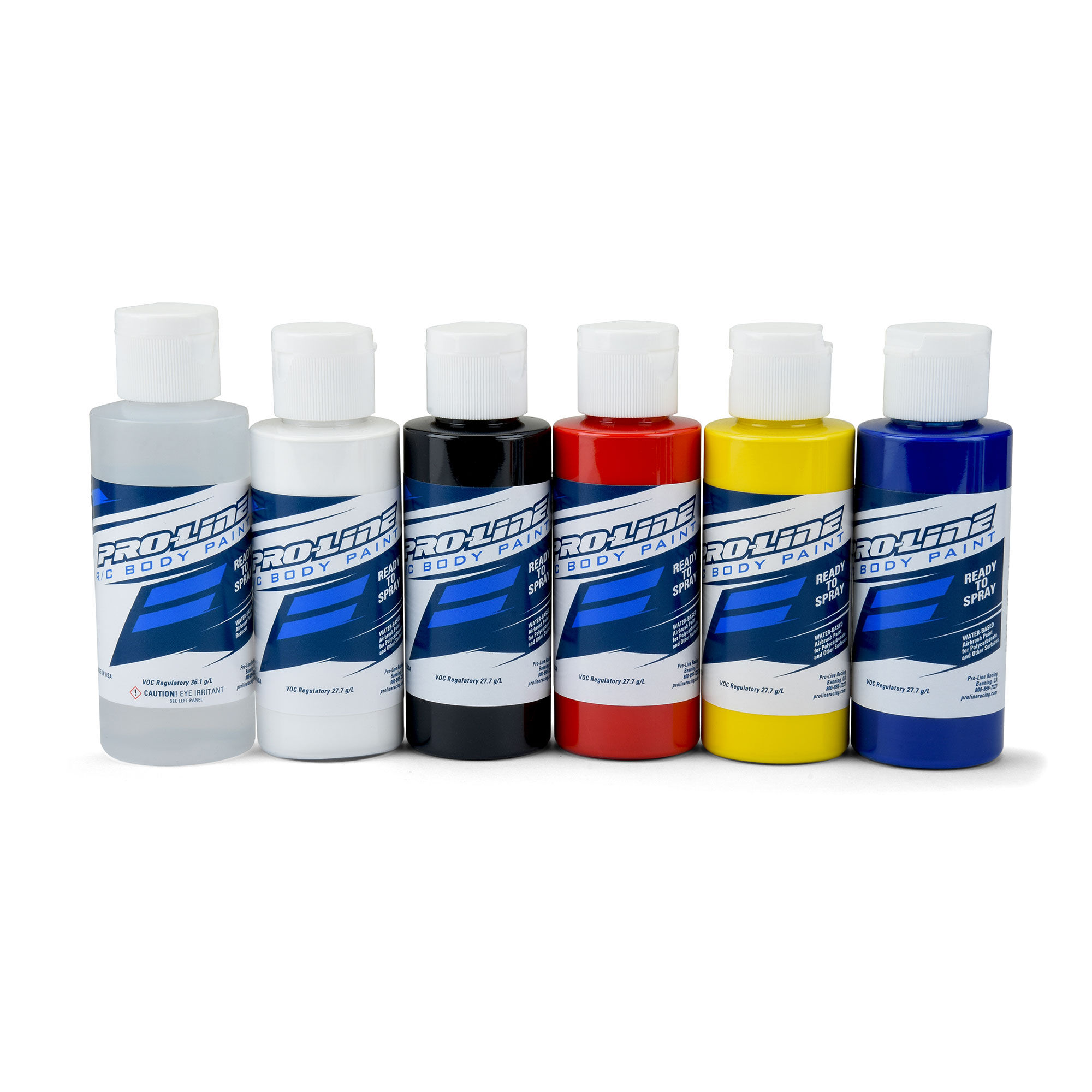 Pro-Line Racing Pro-Line RC Body Paint Primary Color Set (6 Pack)
