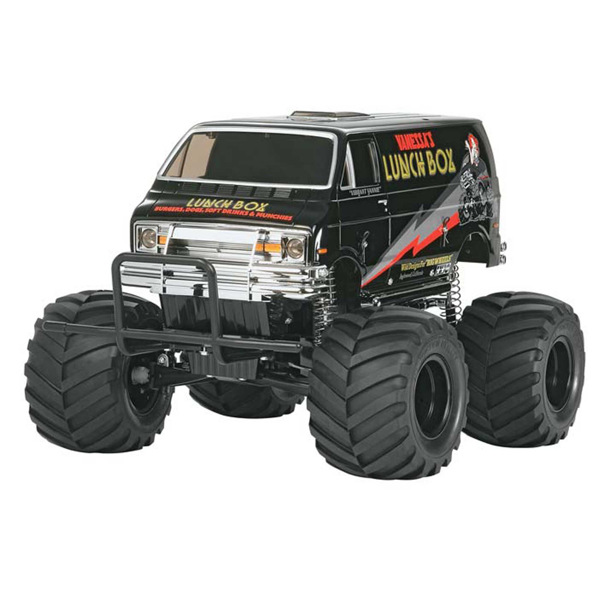 Tamiya 1/12 Lunch Box Monster Truck Kit, Black Edition