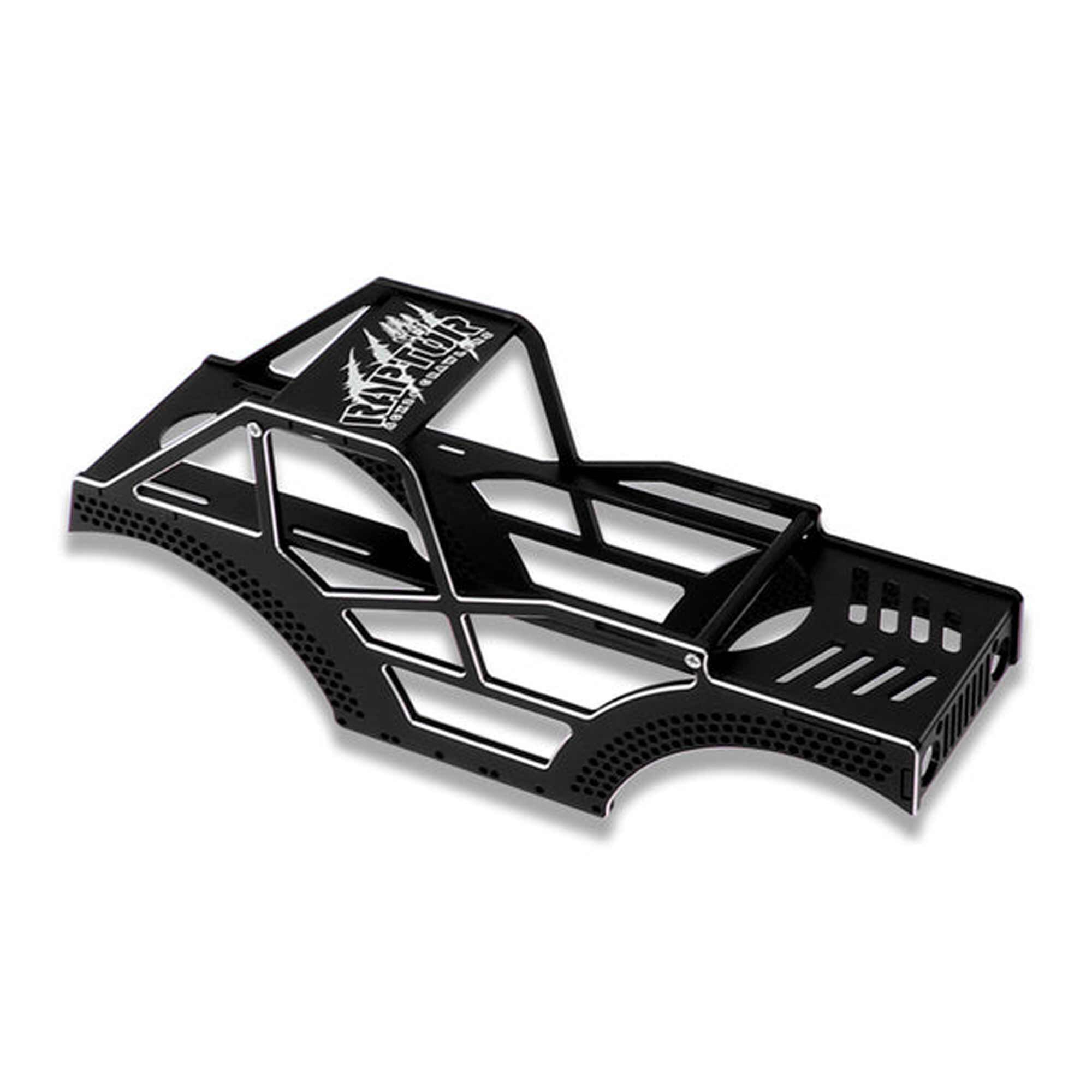 Furitek Raptor Aluminum Frame Kit, Black: SCX24