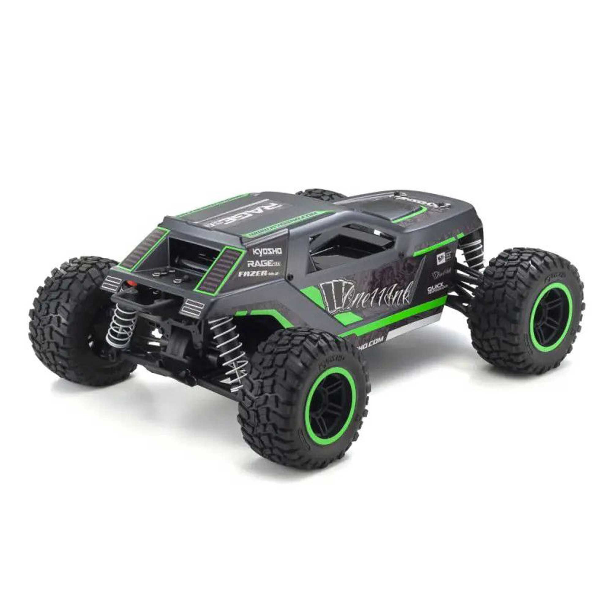 Kyosho 1/10 Fazer Mk2 Rage 2.0 4x4 Monster Truck RTR, Green