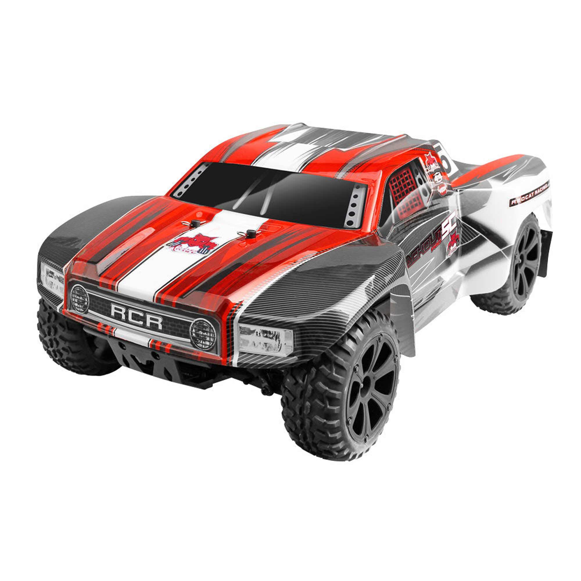 Redcat Racing 1/10 Blackout SC Pro 4WD Short Course Truck Brushless RTR, Red