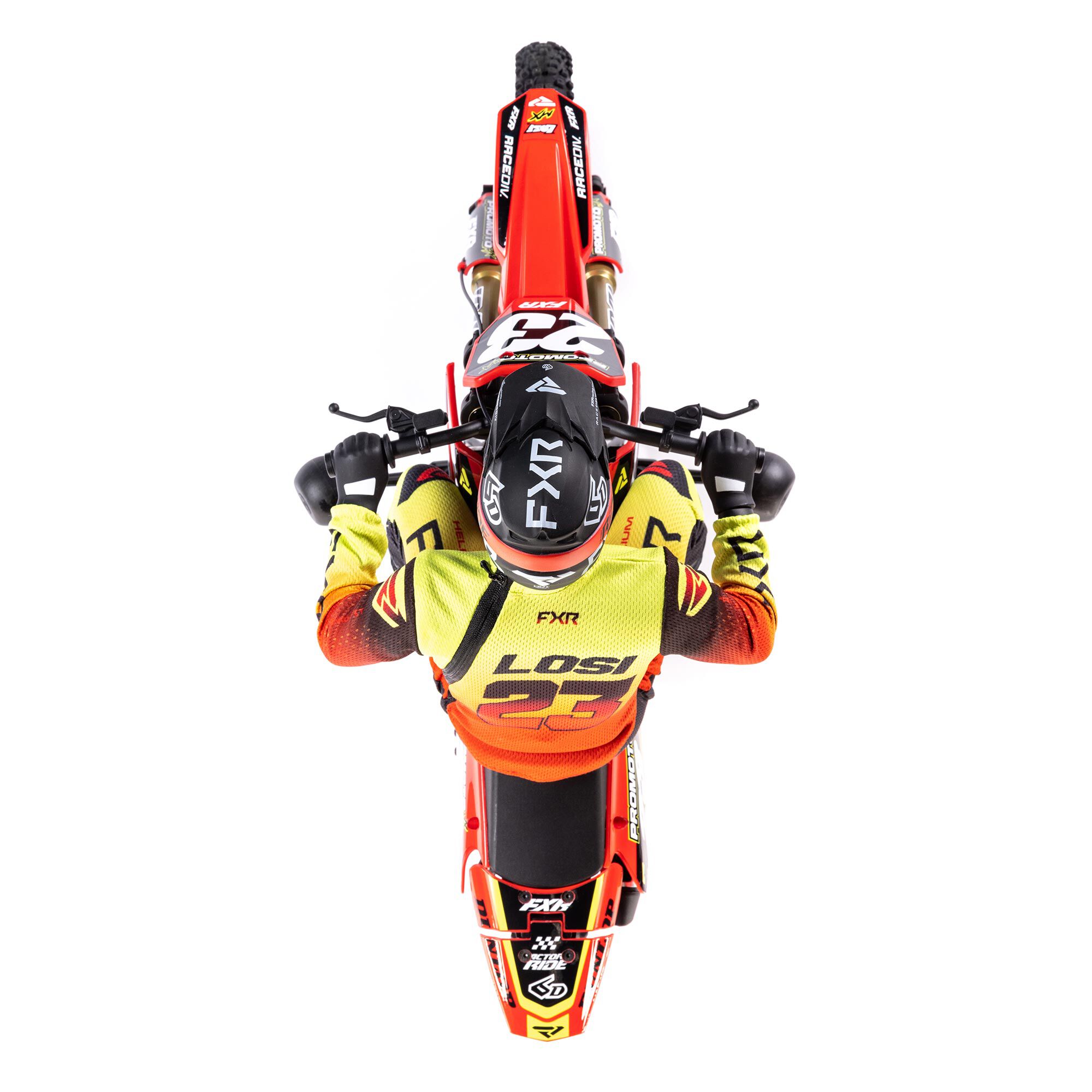 Losi 1/4 Promoto-MX FXR 2S RTR Brushless Motorcycle, Red