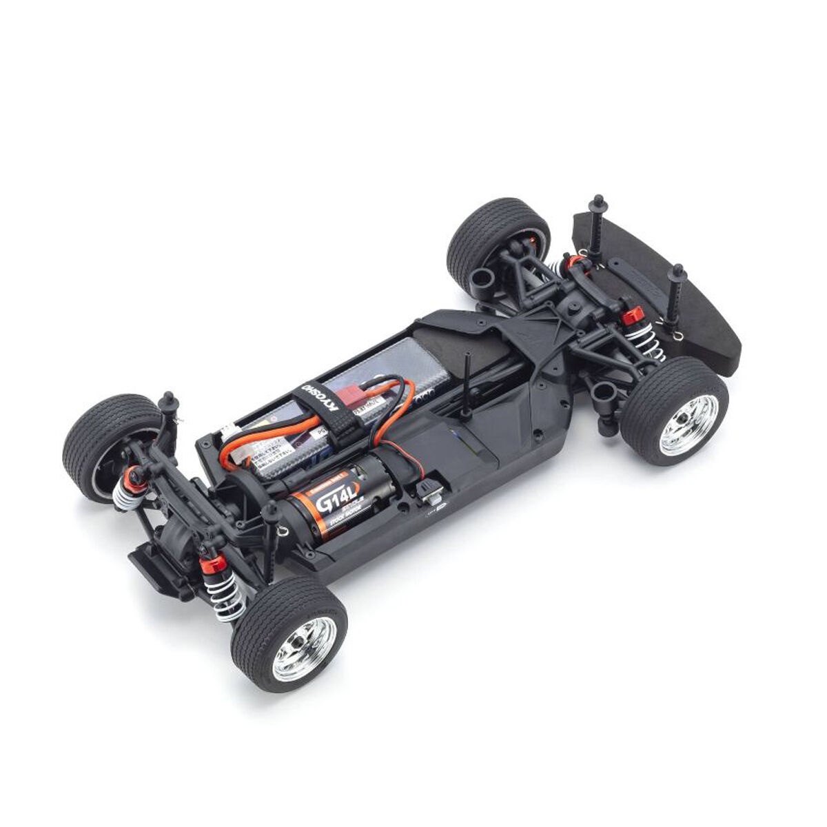 Kyosho 1/10 1969 Chevy El Camino Fazer Mk2 FZ02L Brushed 4x4 On-Road Touring RTR, Tuxedo Black