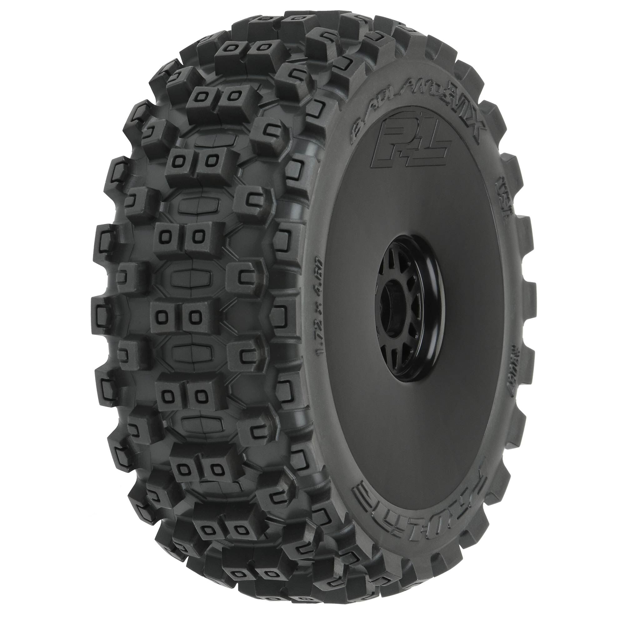 Pro-Line Racing 1/8 Badlands MX M2 Front/Rear Buggy Tires Mounted 17mm Black (2)