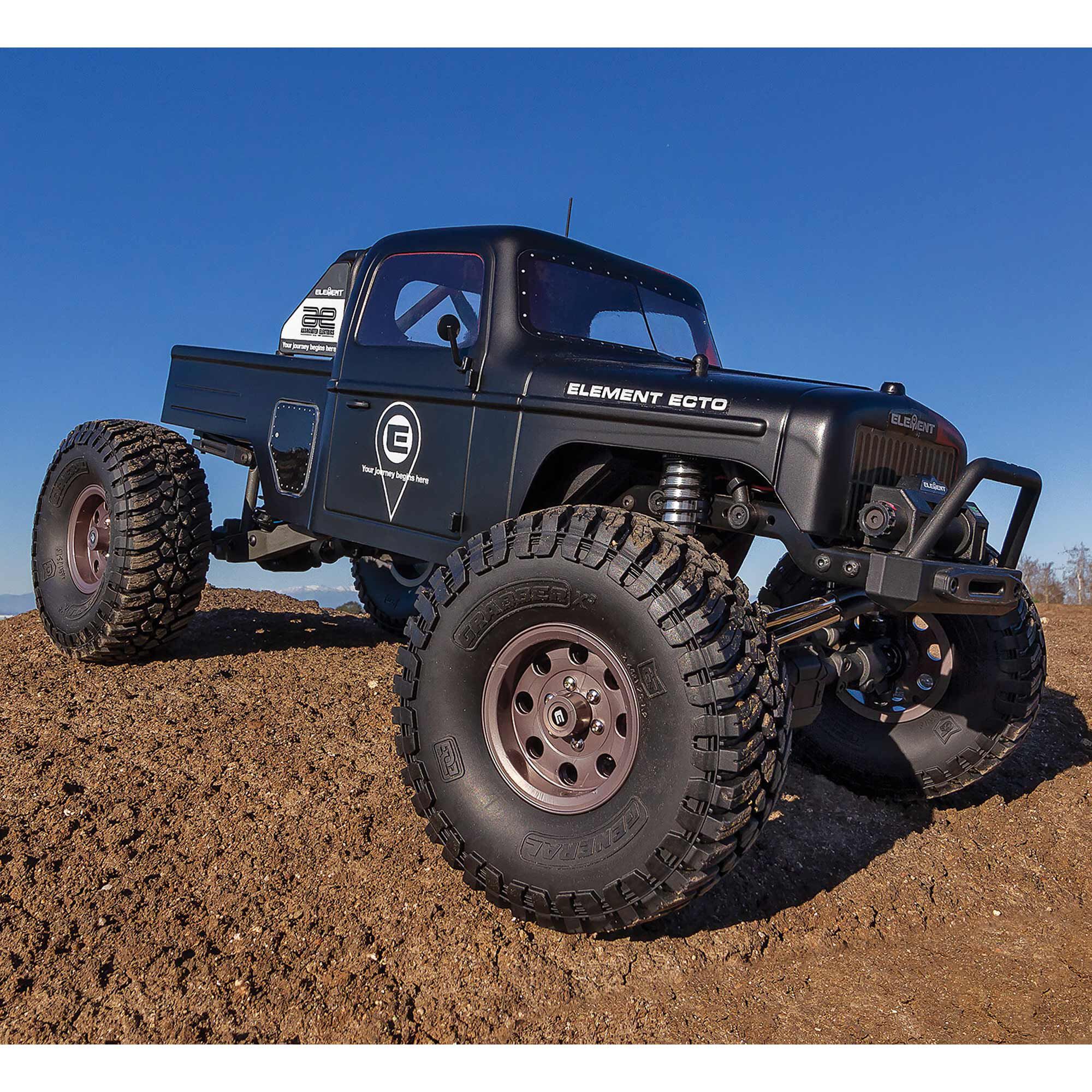 Team Associated 1/10 Enduro Ecto 4x4 Trail Truck RTR, LiPo Combo, Black
