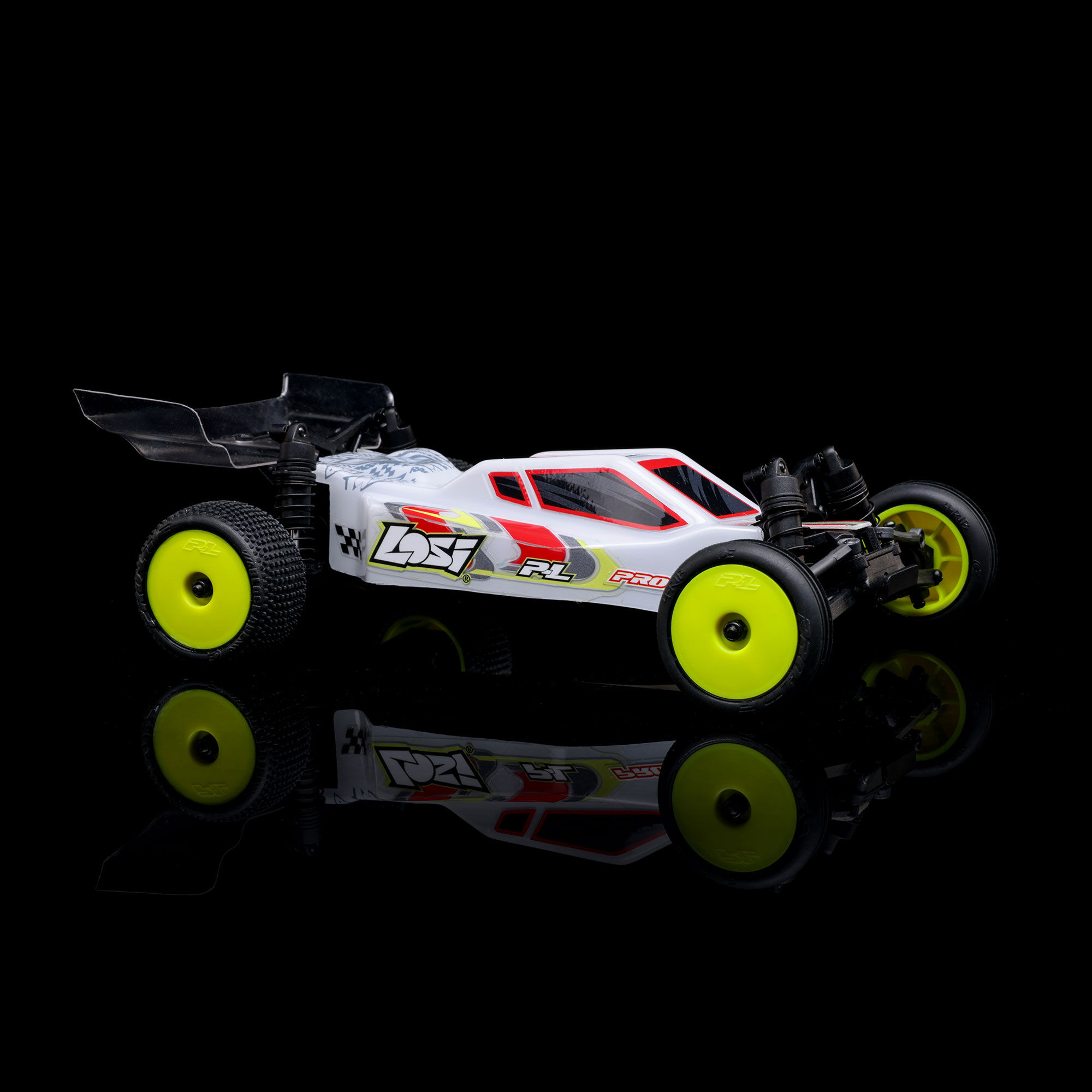 Losi 1/24 Micro-B 2S 2WD RTR Race Buggy (Battery & Charger Included), White
