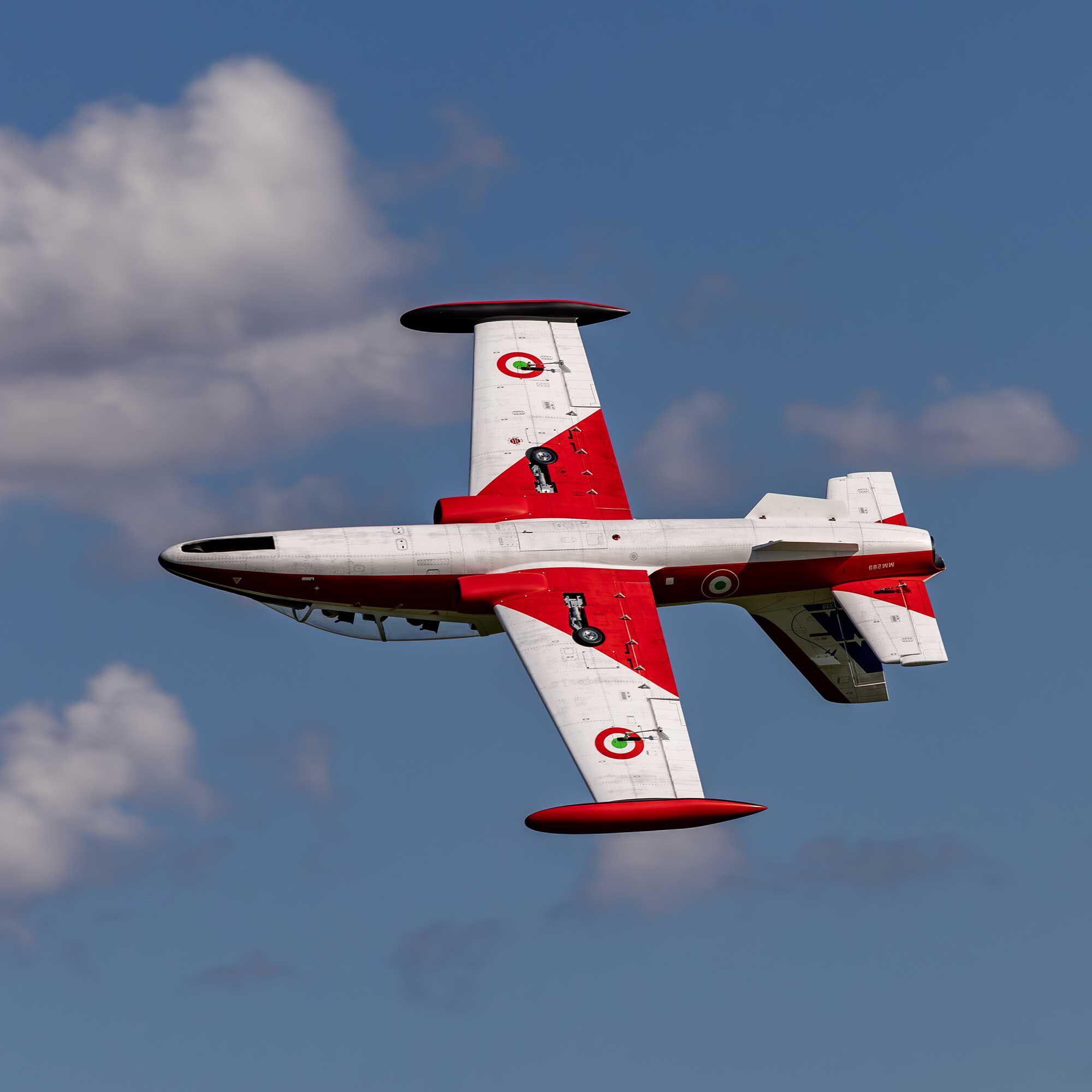 Hangar 9 Aermacchi MB-339 60-86N Scale Military Turbine Jet ARF, 84" with KingTech K-86G4+ Turbine Combo