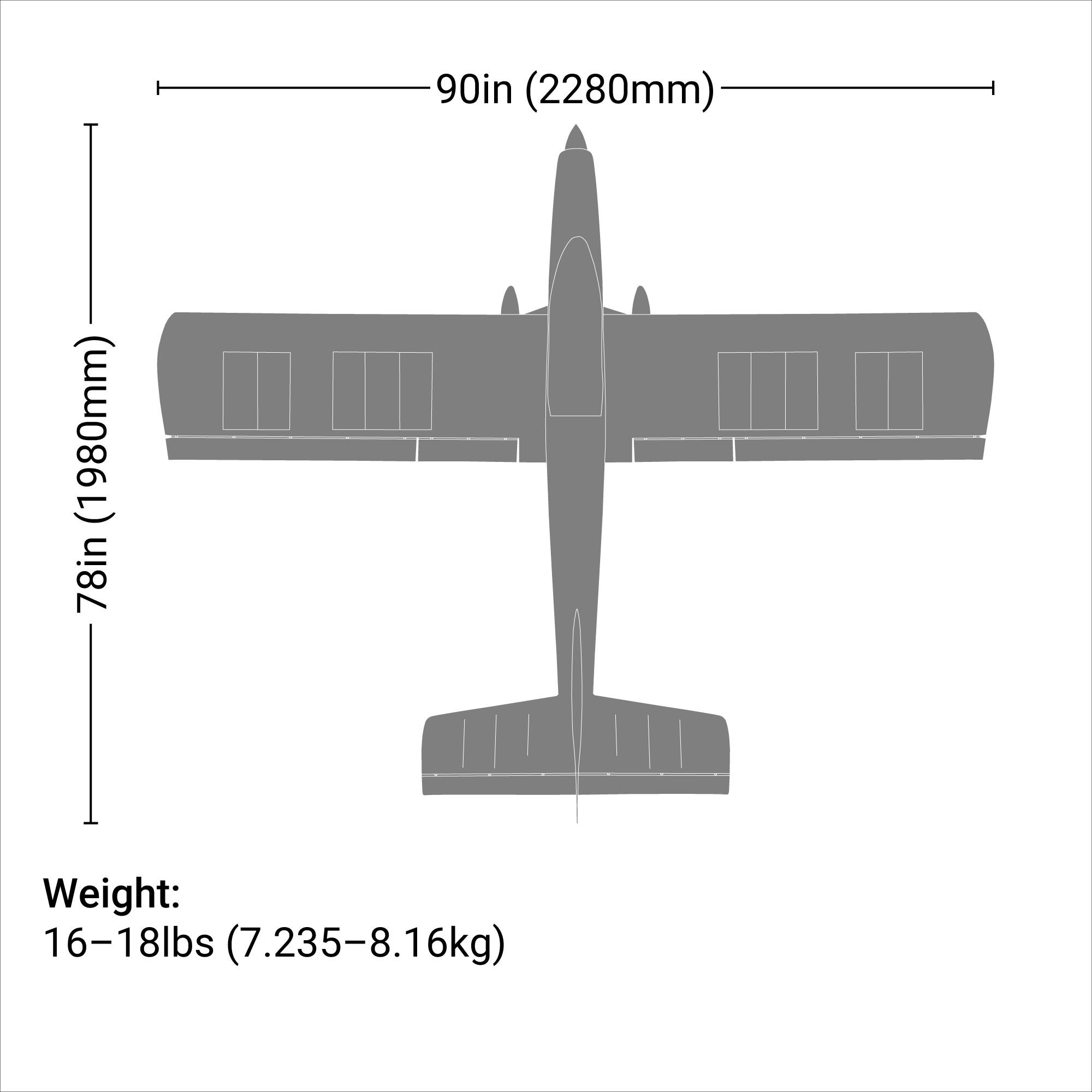 Hangar 9 Tiger 30cc ARF, 90"