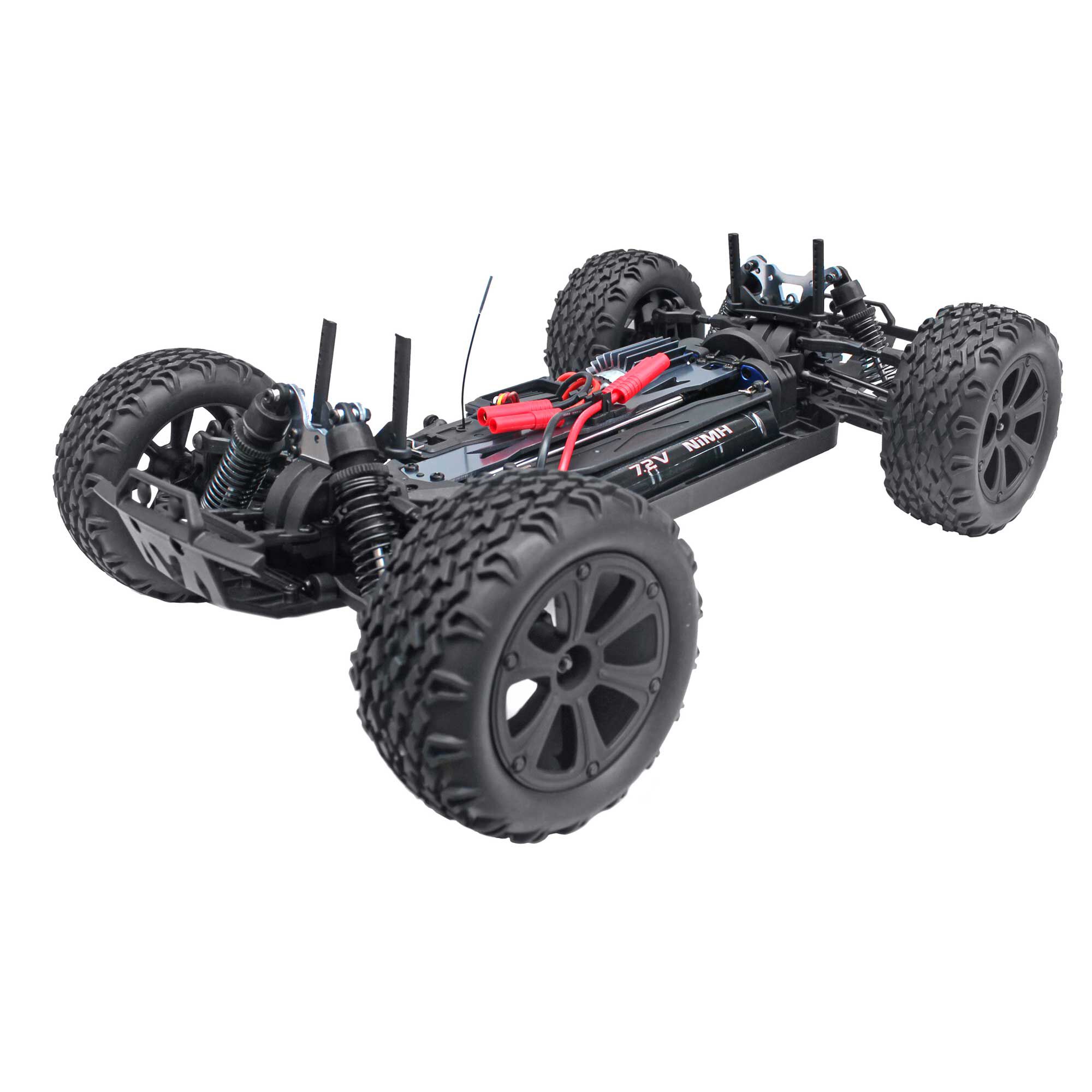 Redcat Racing 1/10 Blackout XTE 4WD Monster Truck Brushed RTR, Red