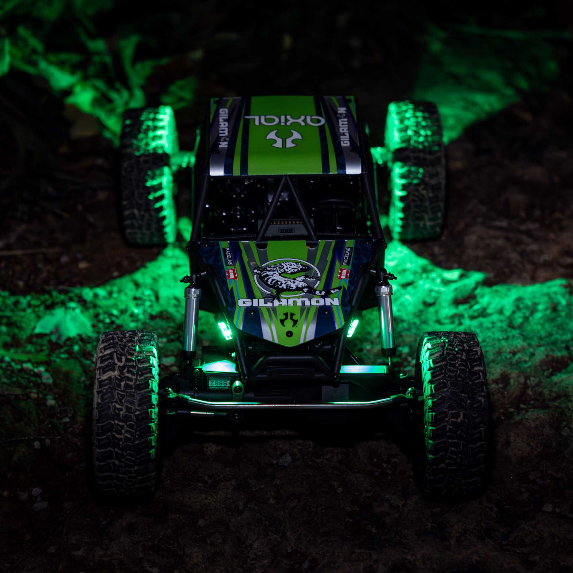 Axial 1/8 AXP8 Gilamon 2.2 4X4 RTR Brushed Trail Buggy, Green