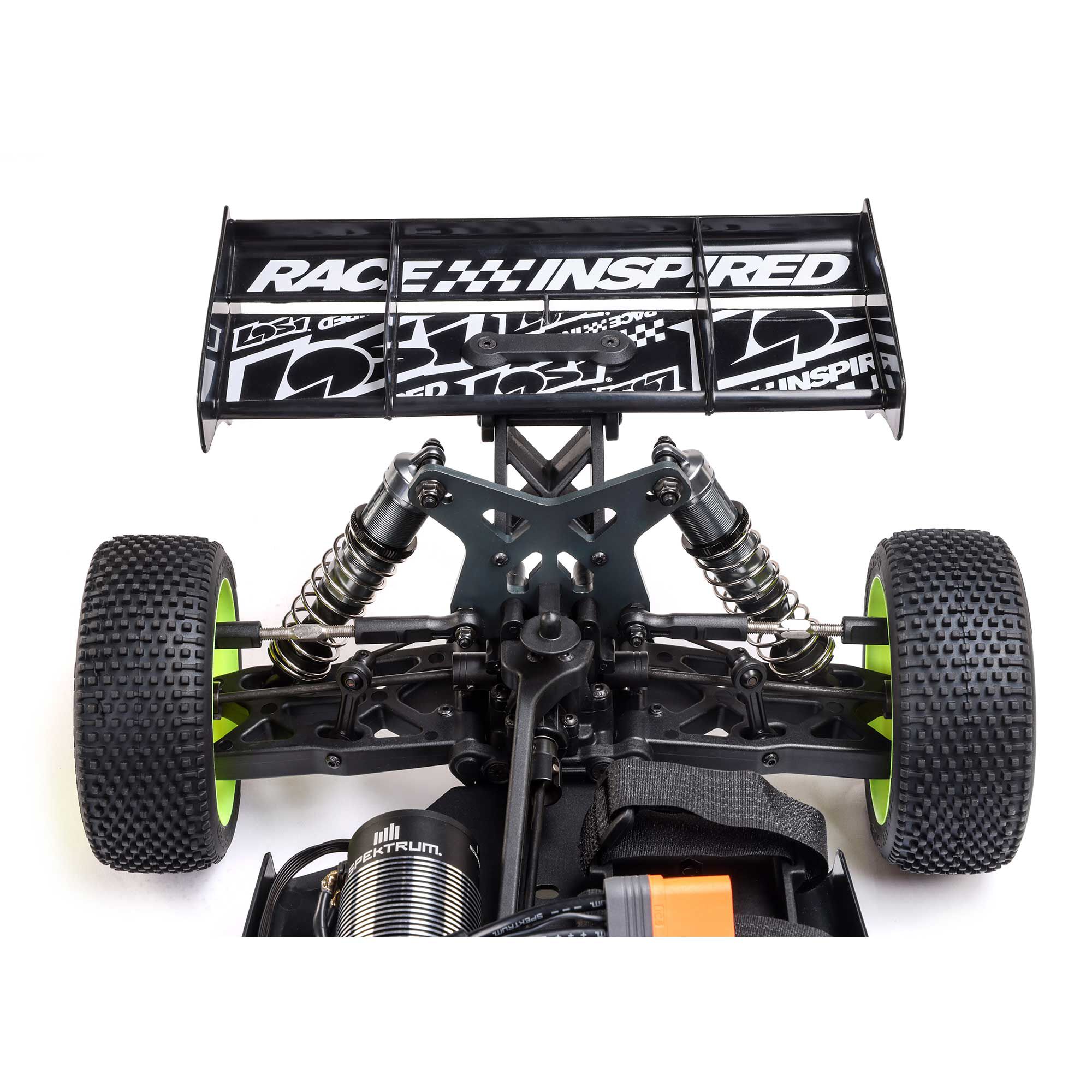 Losi 1/8 8IGHT-XE 4S 4X4 RTR Brushless Race Buggy, Clear