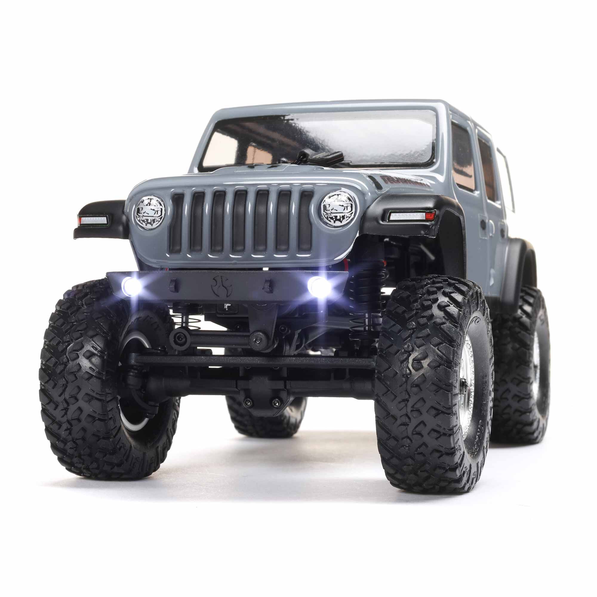 Axial 1/24 SCX24 2019 Jeep Wrangler JLU CRC 4X4 RTR Brushed Rock Crawler (Battery & Charger Included), Gray