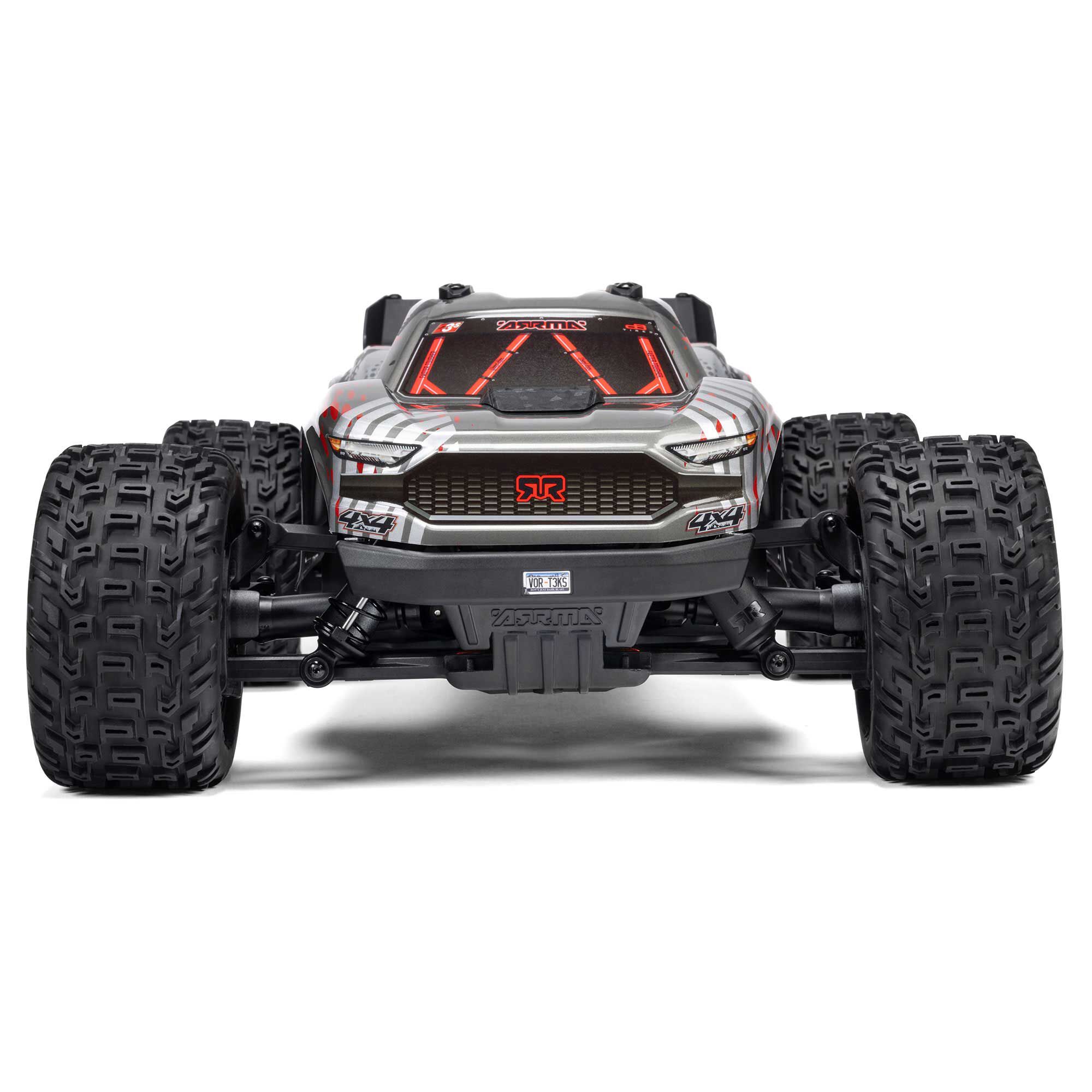 ARRMA 1/10 VORTEKS 223S DSC 4X4 RTR Brushless Stadium Truck, Red