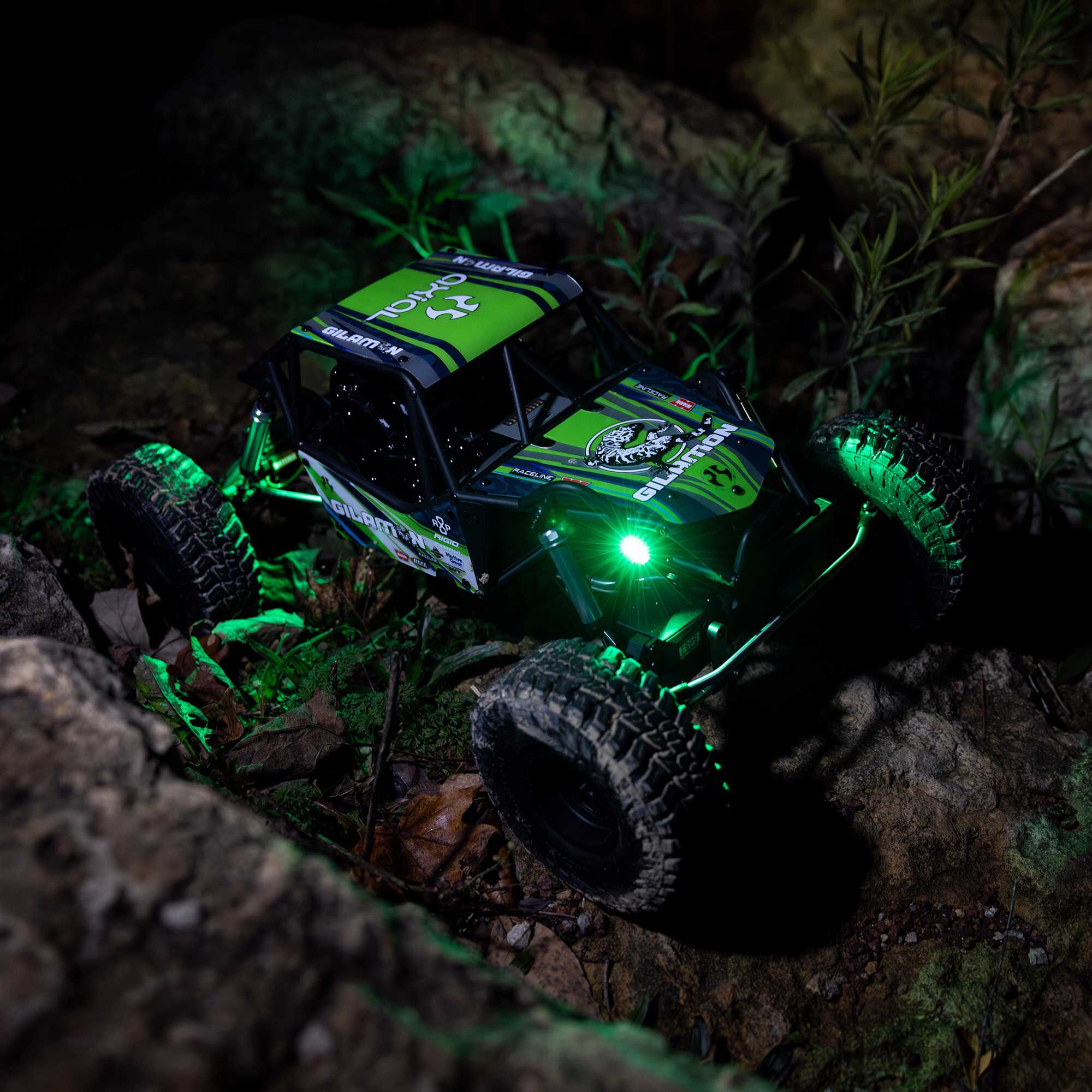 Axial 1/8 AXP8 Gilamon 2.2 4X4 RTR Brushed Trail Buggy, Green