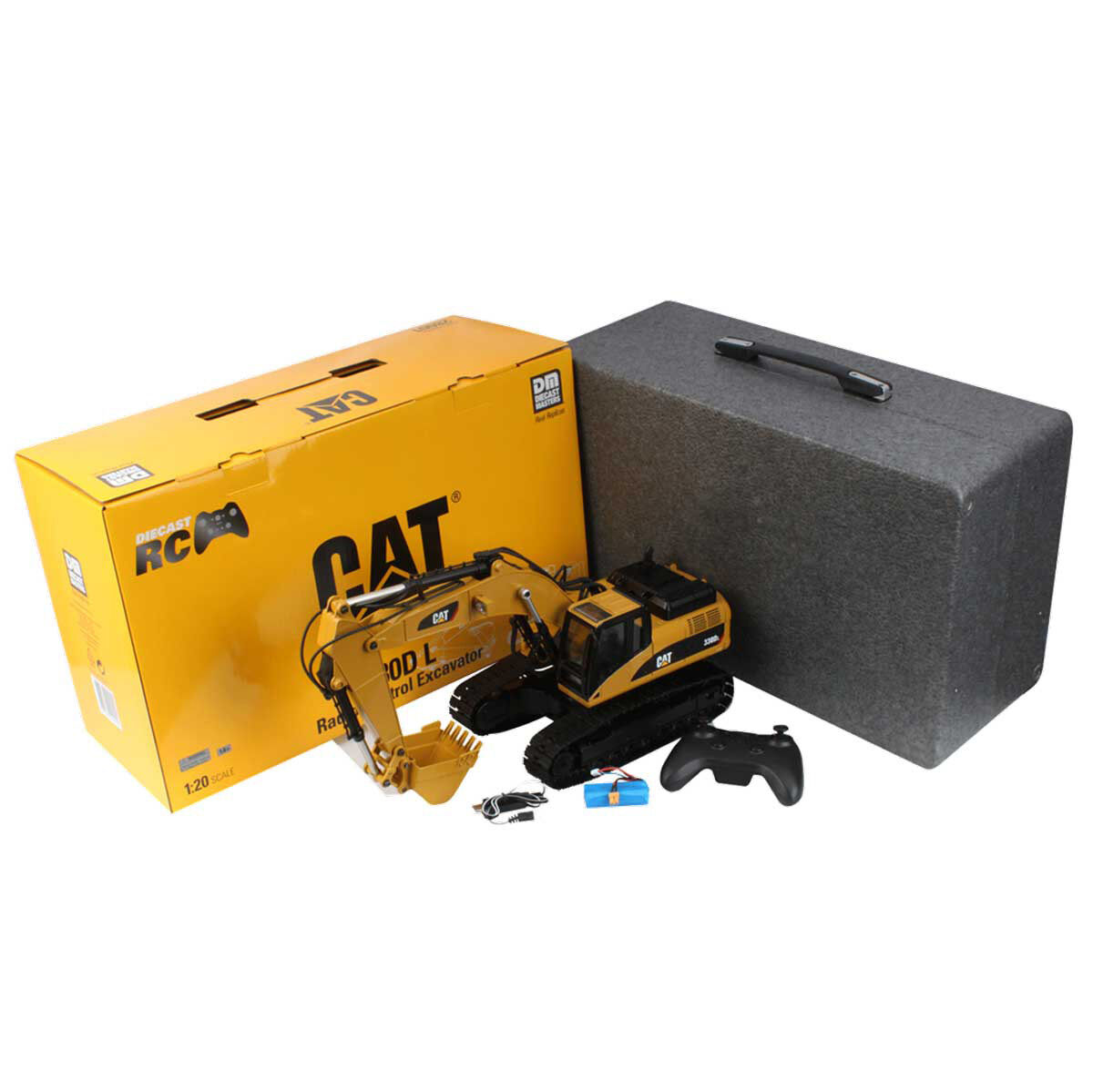 DCM/Racemasters 1/20 Caterpillar 330D L Diecast RC Excavator