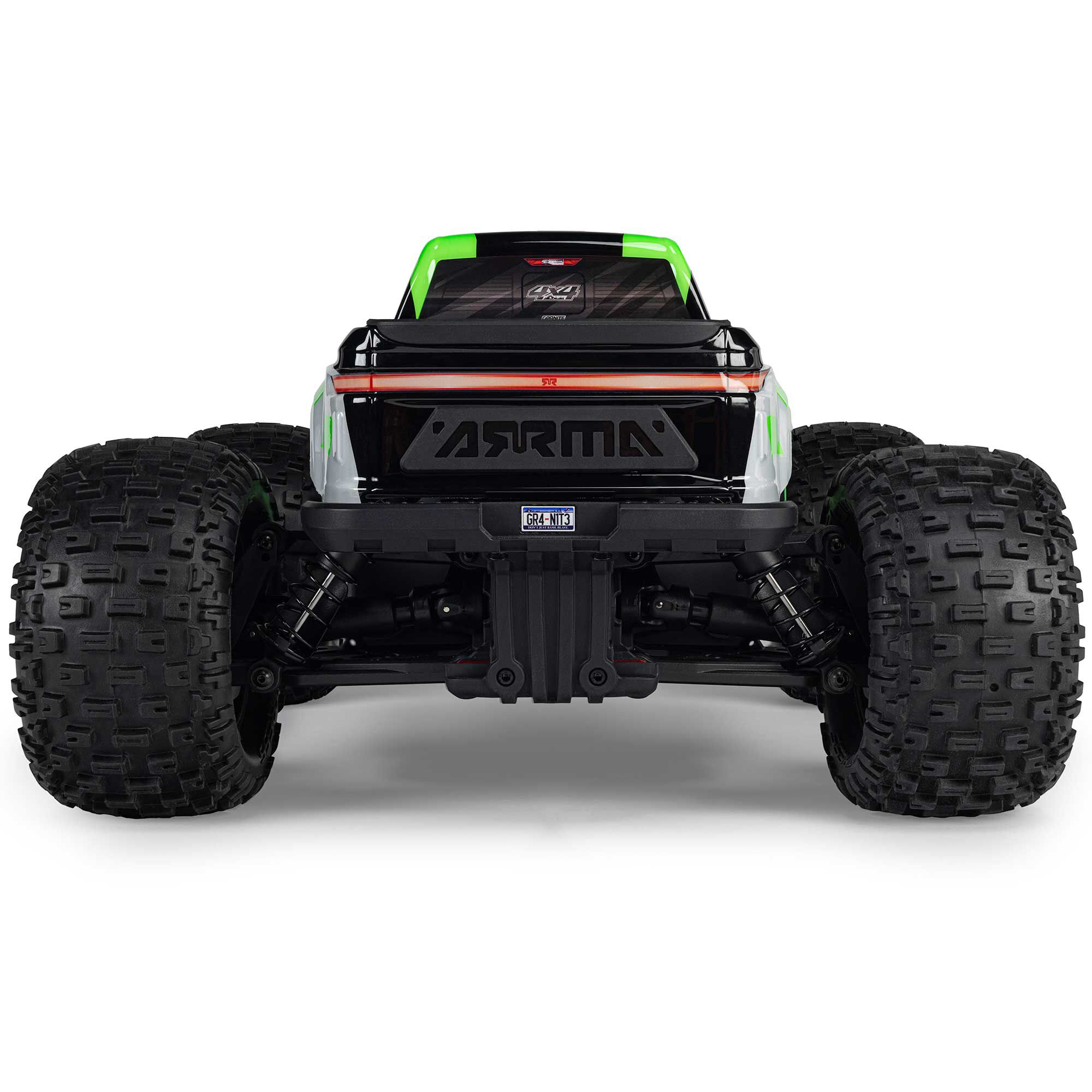 ARRMA 1/10 GRANITE MEGA 665 4X4 RTR Brushed Monster Truck, Green