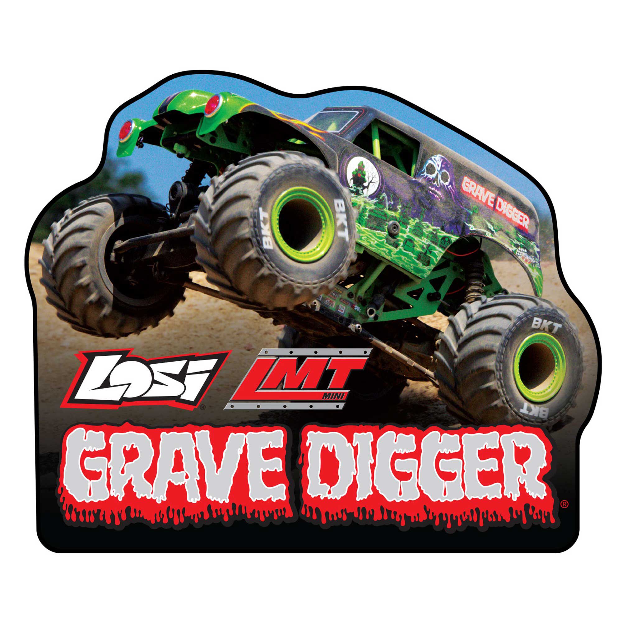 Losi Losi Grave Digger LMT Sticker