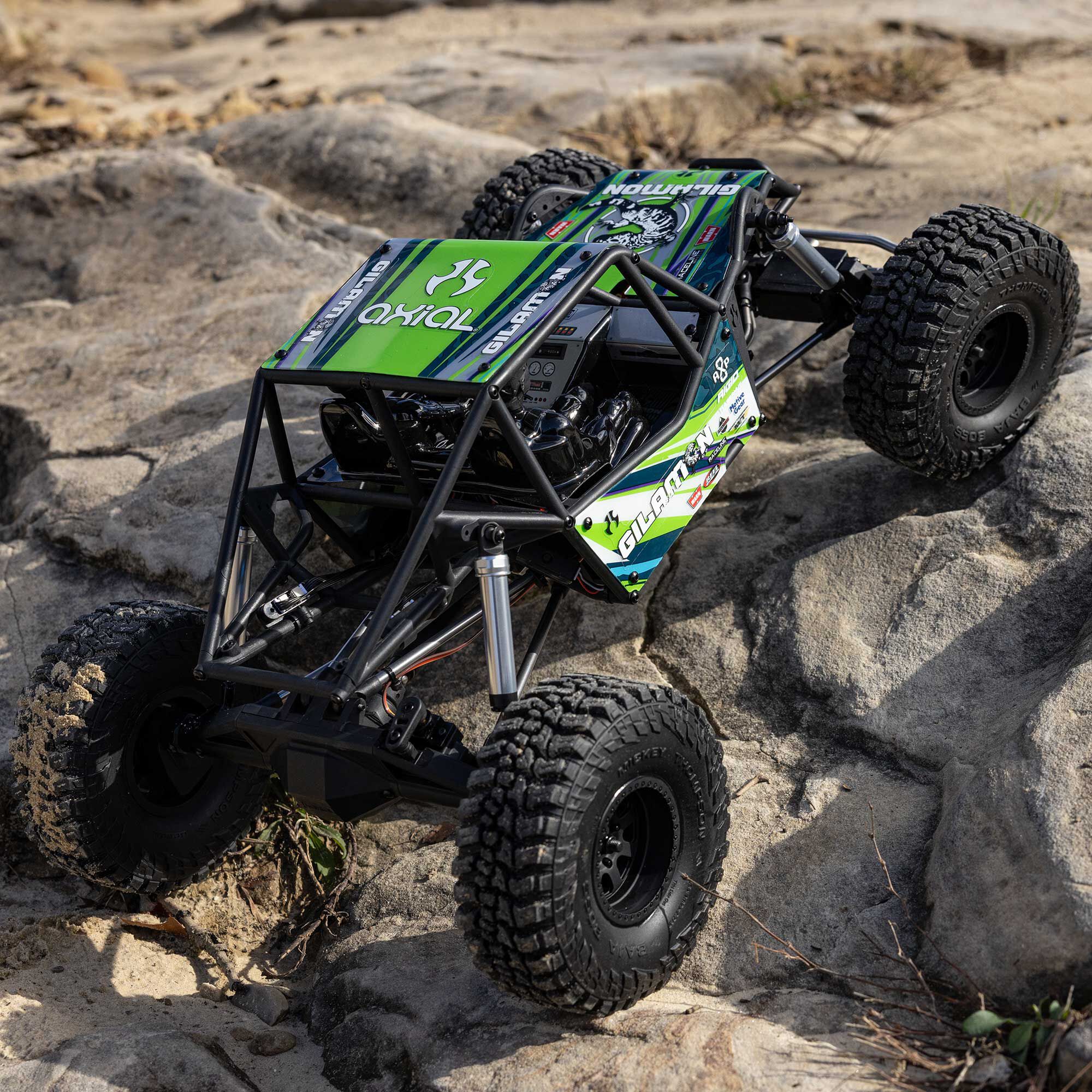 Axial 1/8 AXP8 Gilamon 2.2 4X4 RTR Brushed Trail Buggy, Green