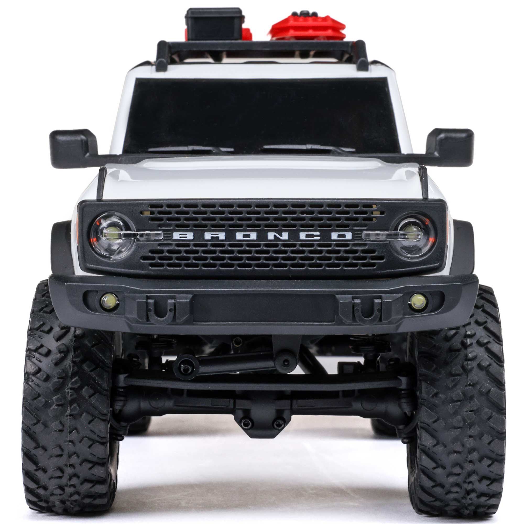 Axial 1/24 SCX24 Ford Bronco 4X4 RTR Brushed Rock Crawler (Battery & Charger Included), White