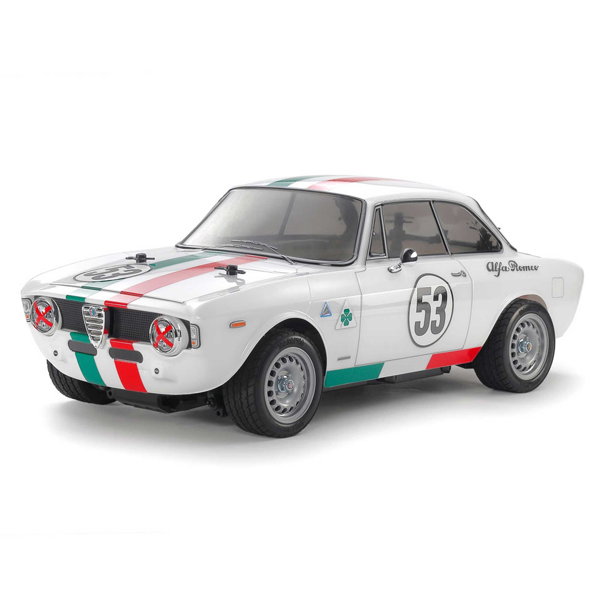 Tamiya 1/10 R/C Alfa Romeo Giulia Sprint GTA Club Racer (White Painted Body) (MB-01)