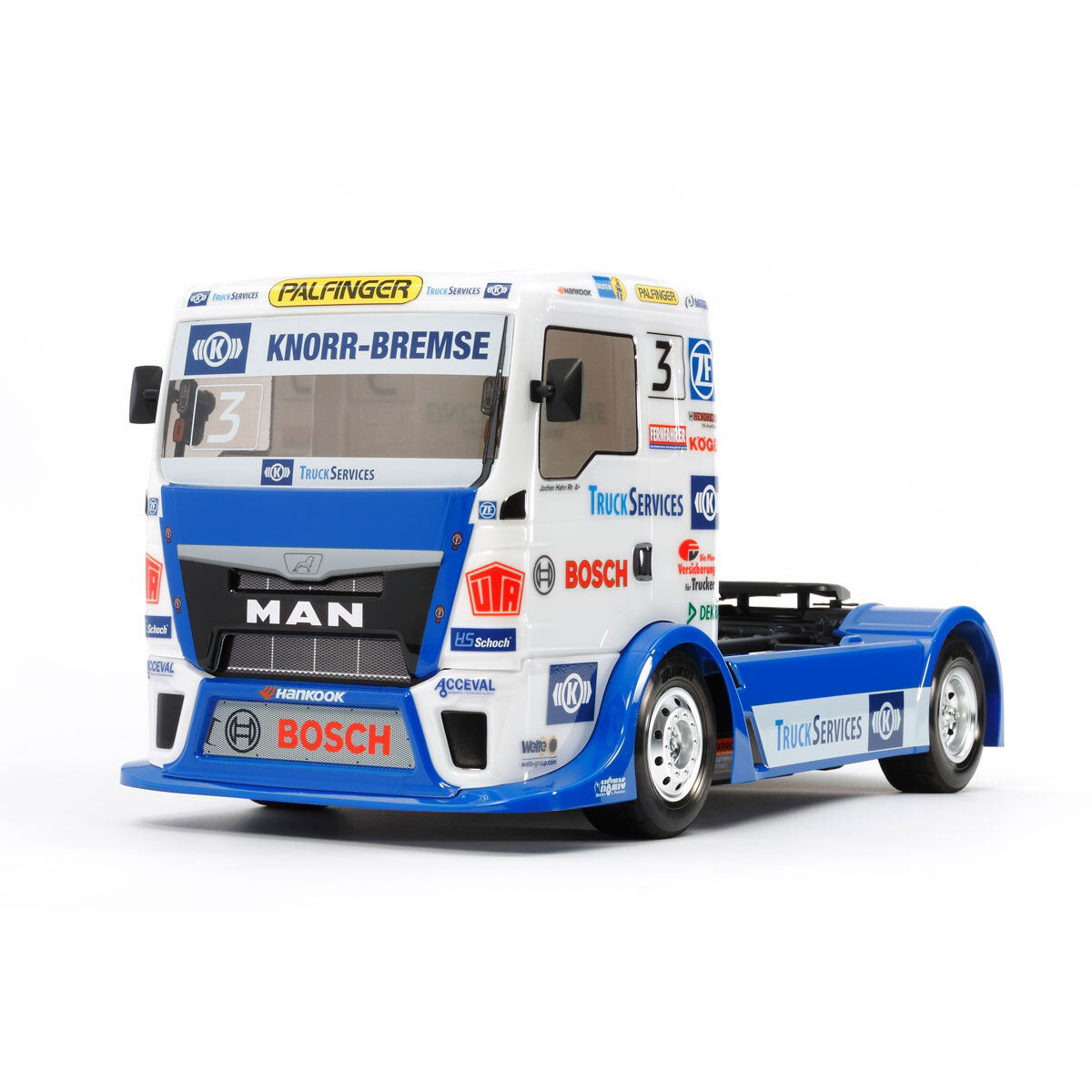 Tamiya 1/10Team Hahn Racing MAN TGS TT-01E 4x4 On-Road Racing Truck Kit