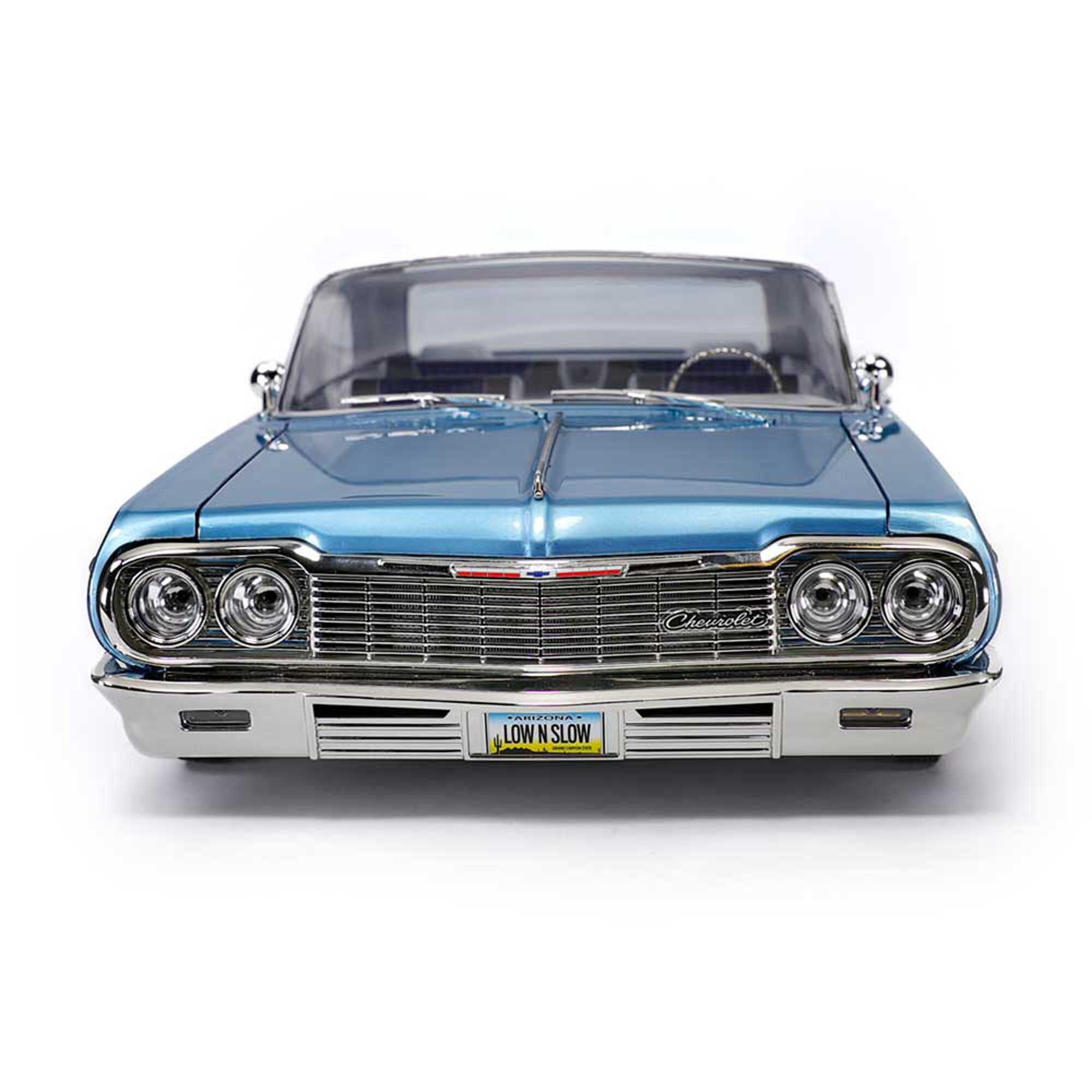 Redcat Racing 1/10 SixtyFour Chevrolet Impala Hopping Lowrider, Blue/White