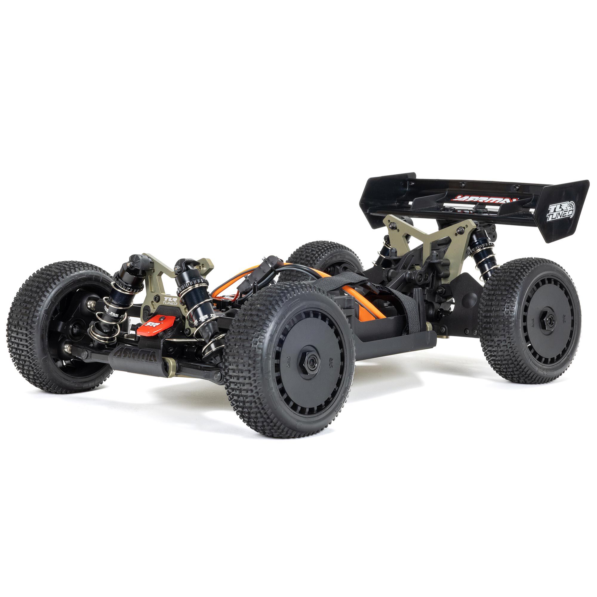 ARRMA 1/8 TYPHON 6S TLR Tuned 4X4 RTR Brushless Buggy, Red/Blue