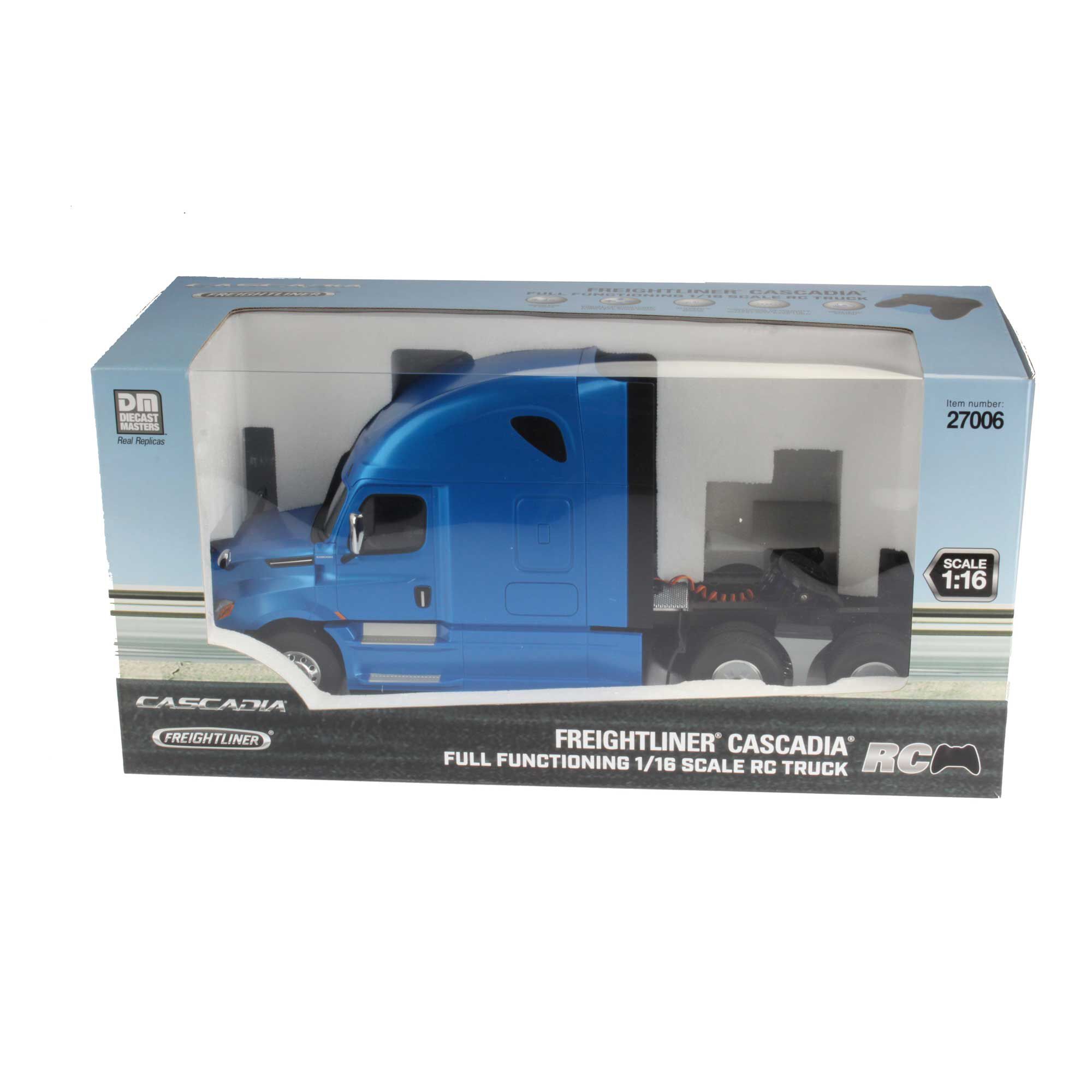 DCM/Racemasters 1/16 Freightliner Cascadia Sleeper Cab Semi