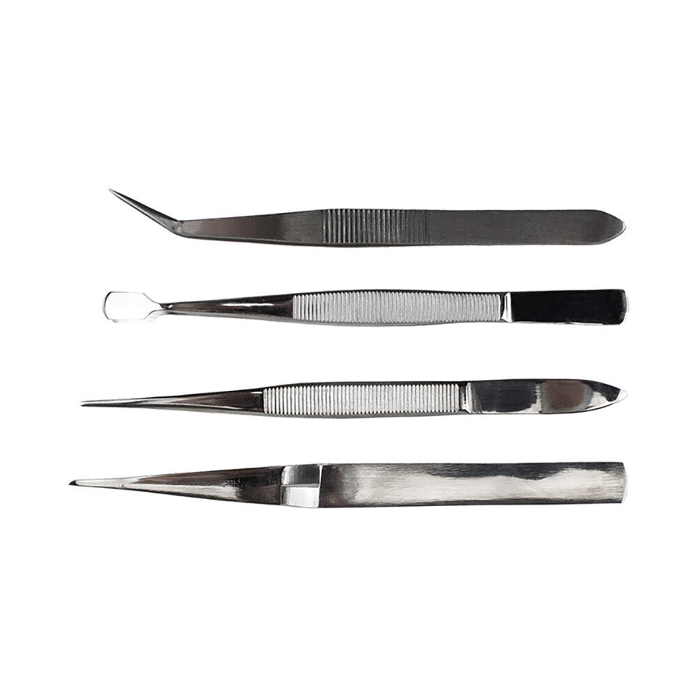 Excel Hobby Blade Corp 4 Piece Tweezer Set