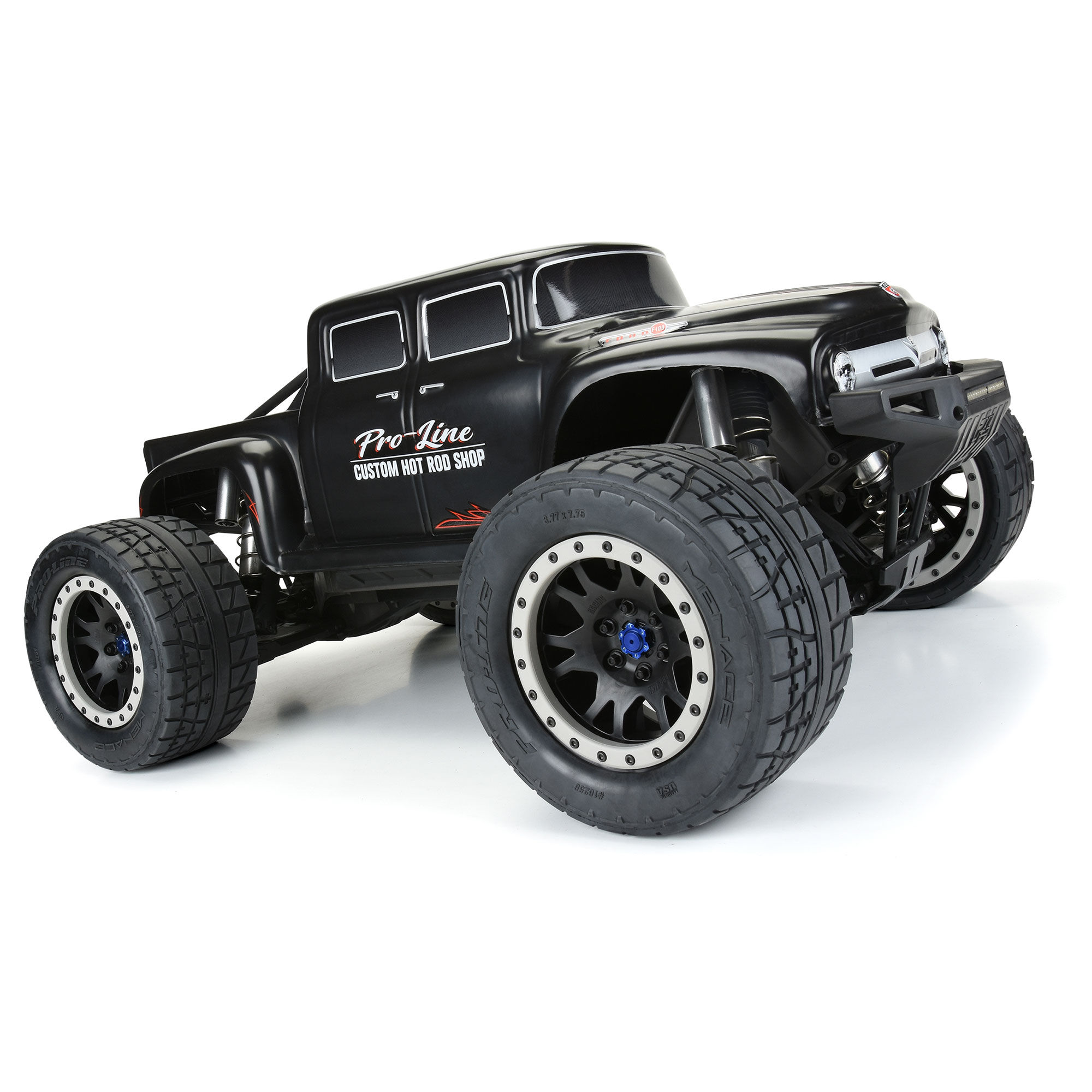 Pro-Line Racing 1/5 Pre-Cut Ford F-100 Bash Armor Black Body: X-MAXX